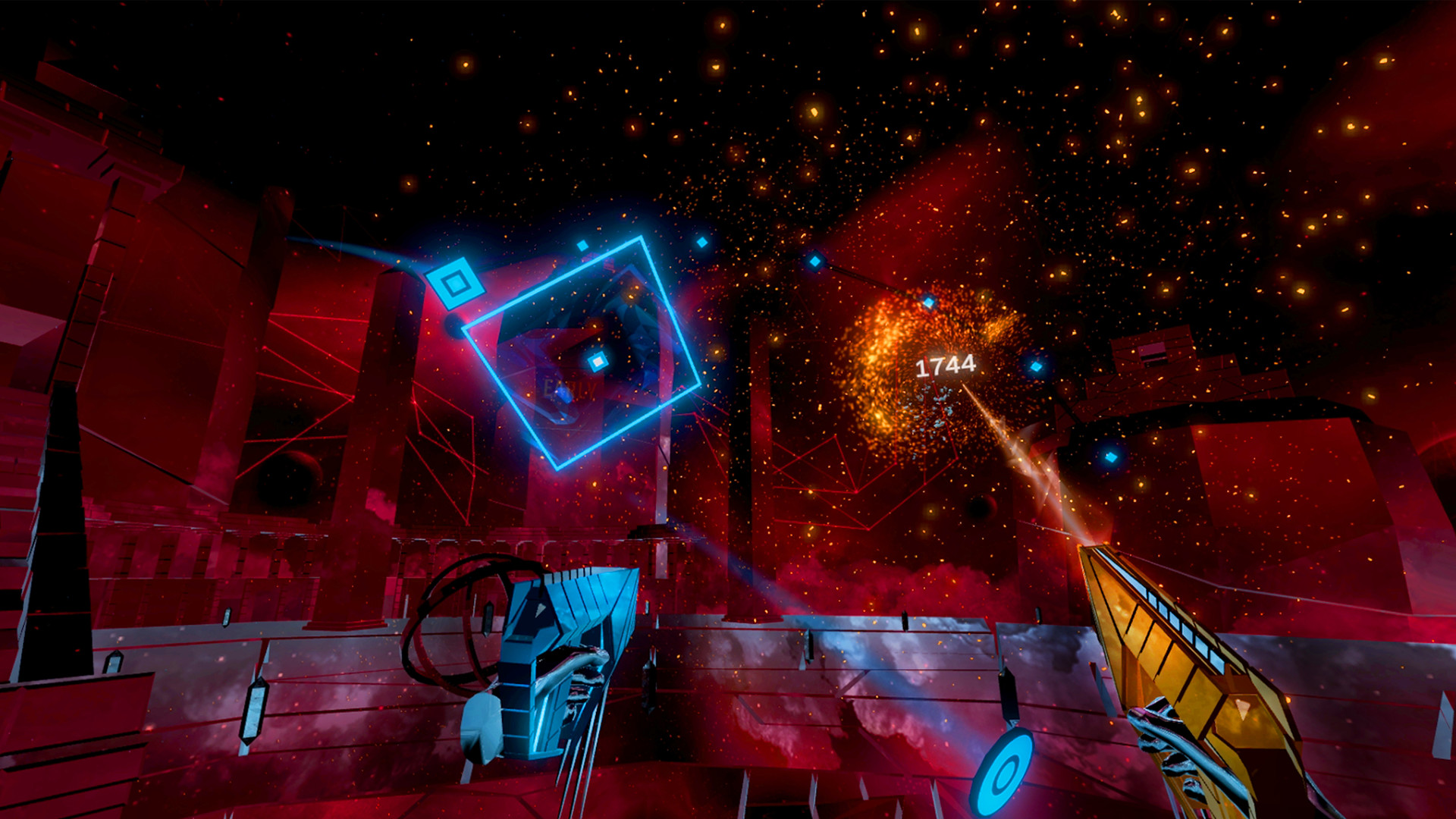 Скриншот: AUDICA: Rhythm Shooter
