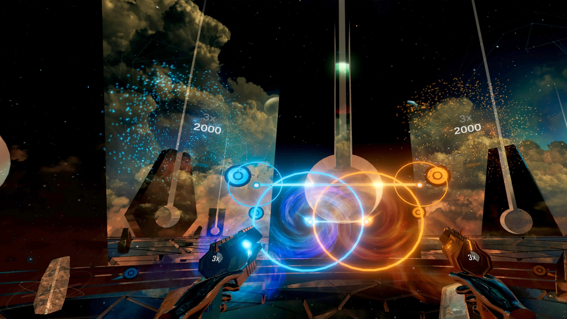 Скриншот: AUDICA: Rhythm Shooter