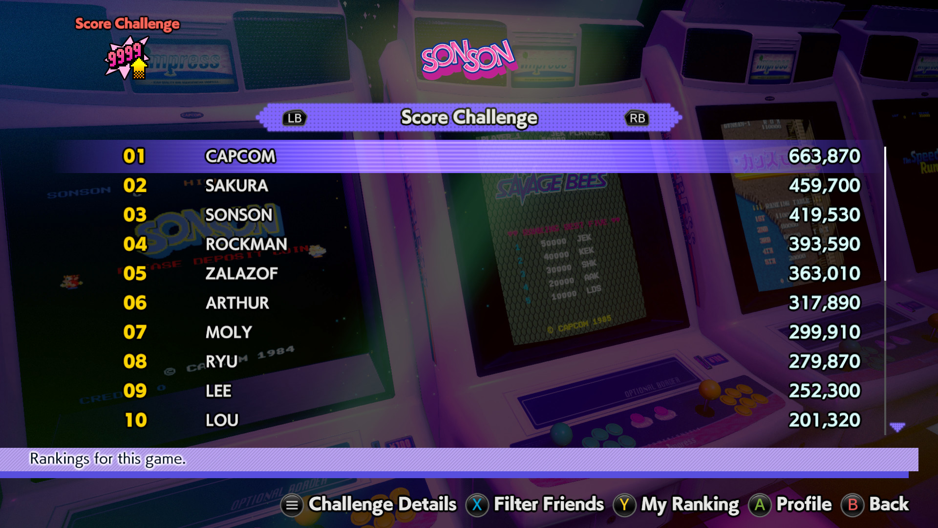 Скриншот: Capcom Arcade 2nd Stadium