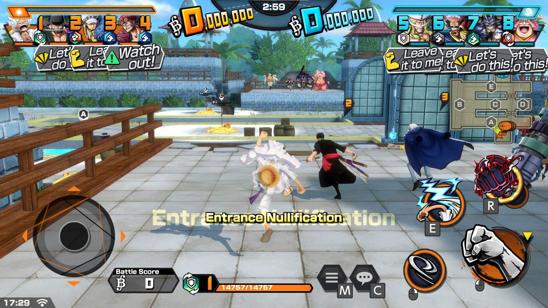 Скриншот: ONE PIECE Bounty Rush