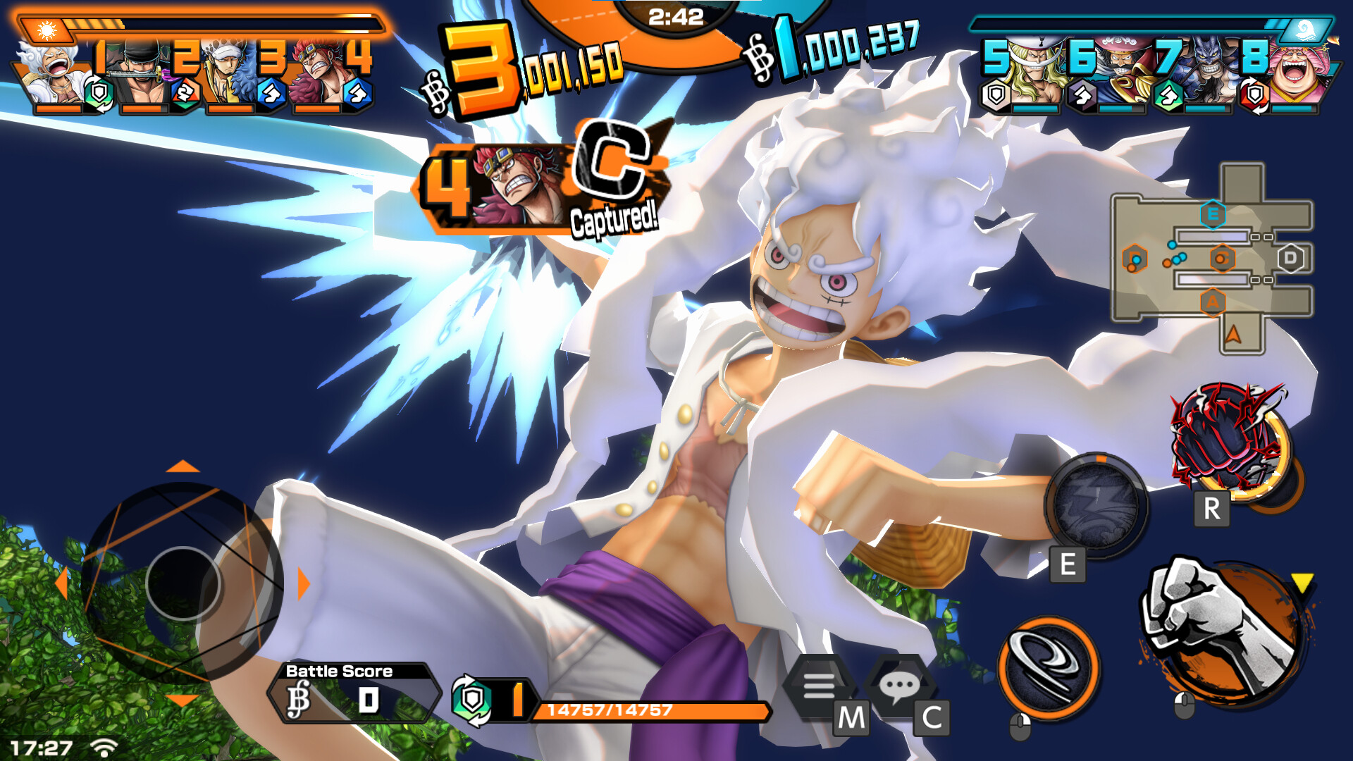 Скриншот: ONE PIECE Bounty Rush
