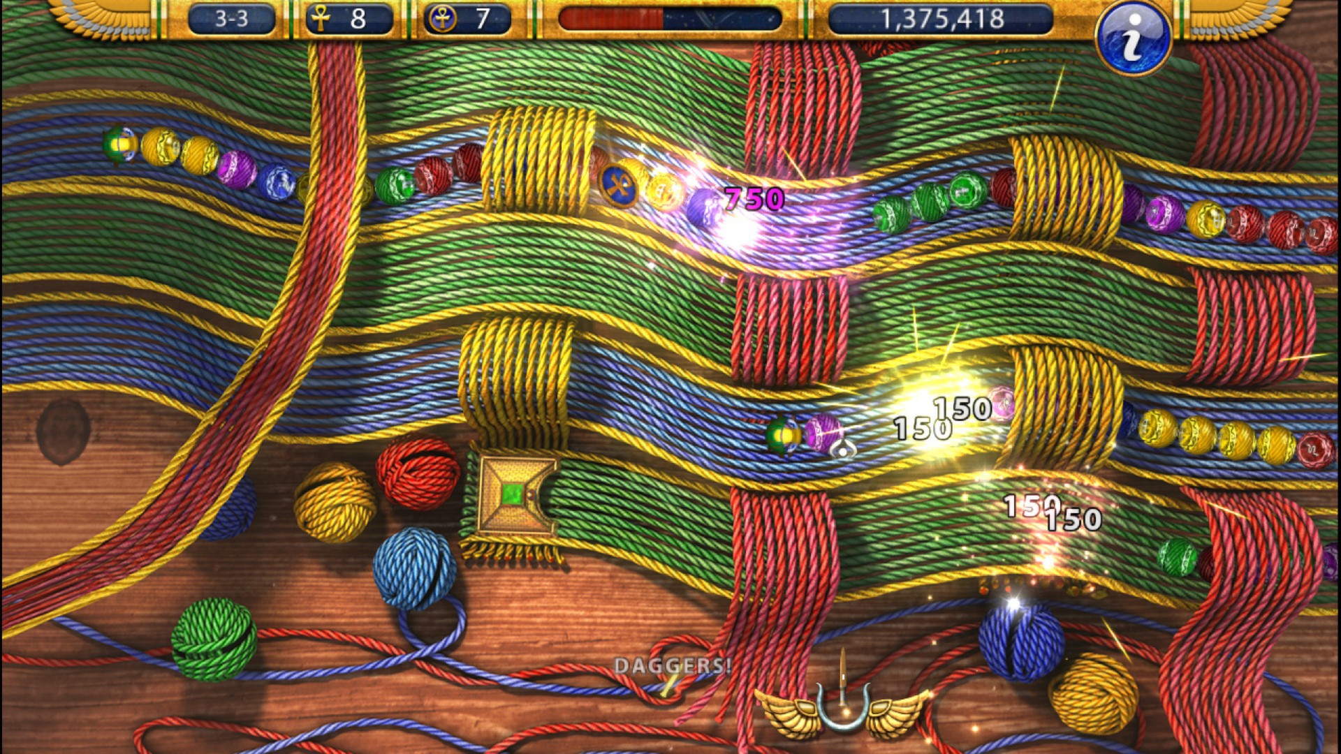 Скриншот: Luxor 2 HD