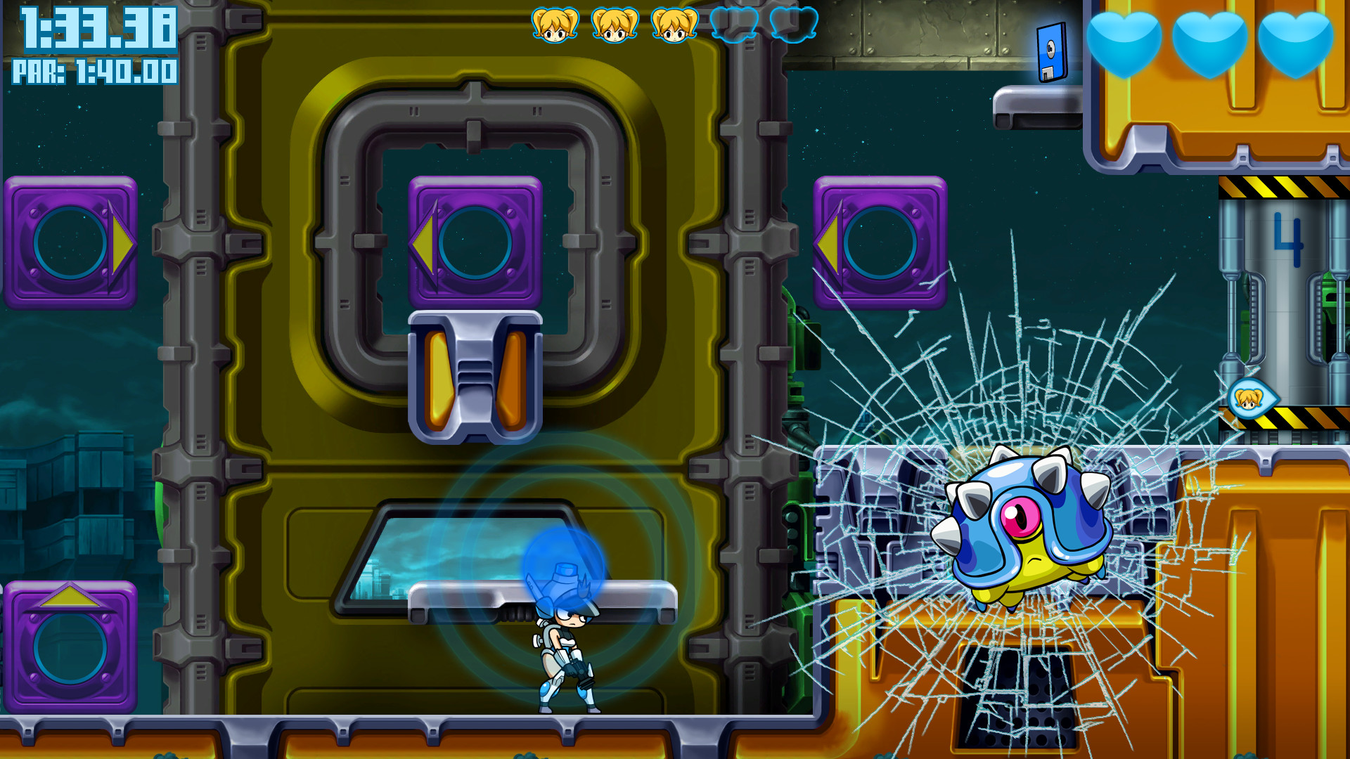 Скриншот: Mighty Switch Force! Collection