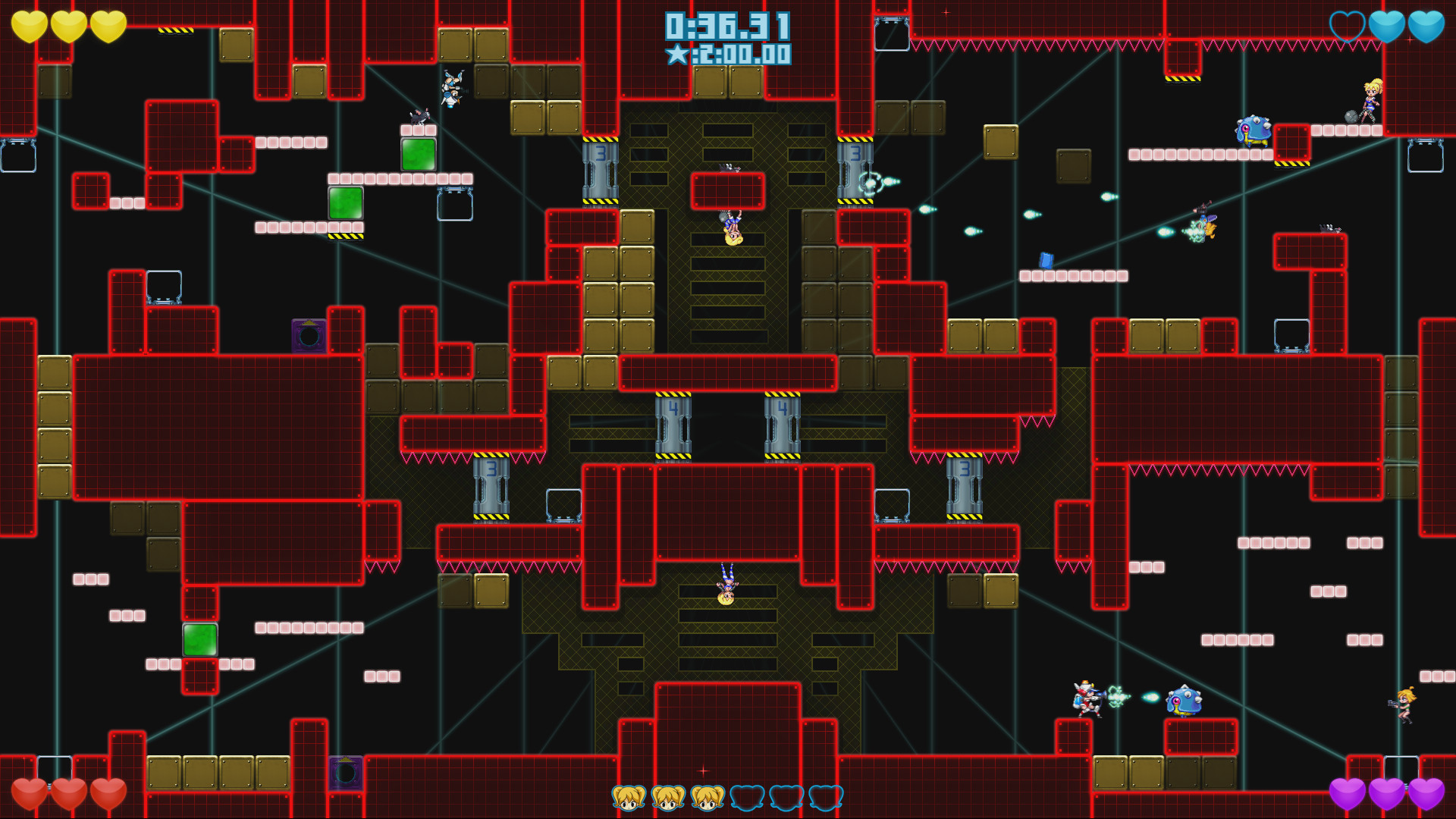 Скриншот: Mighty Switch Force! Collection