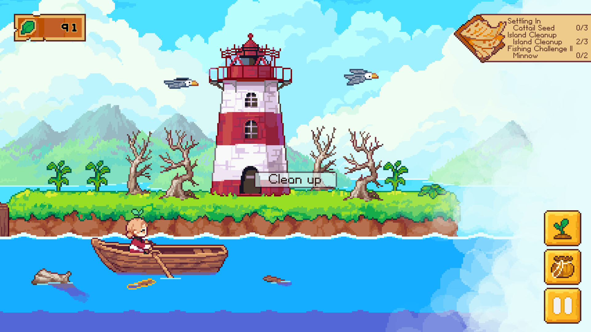 Скриншот: Luna's Fishing Garden