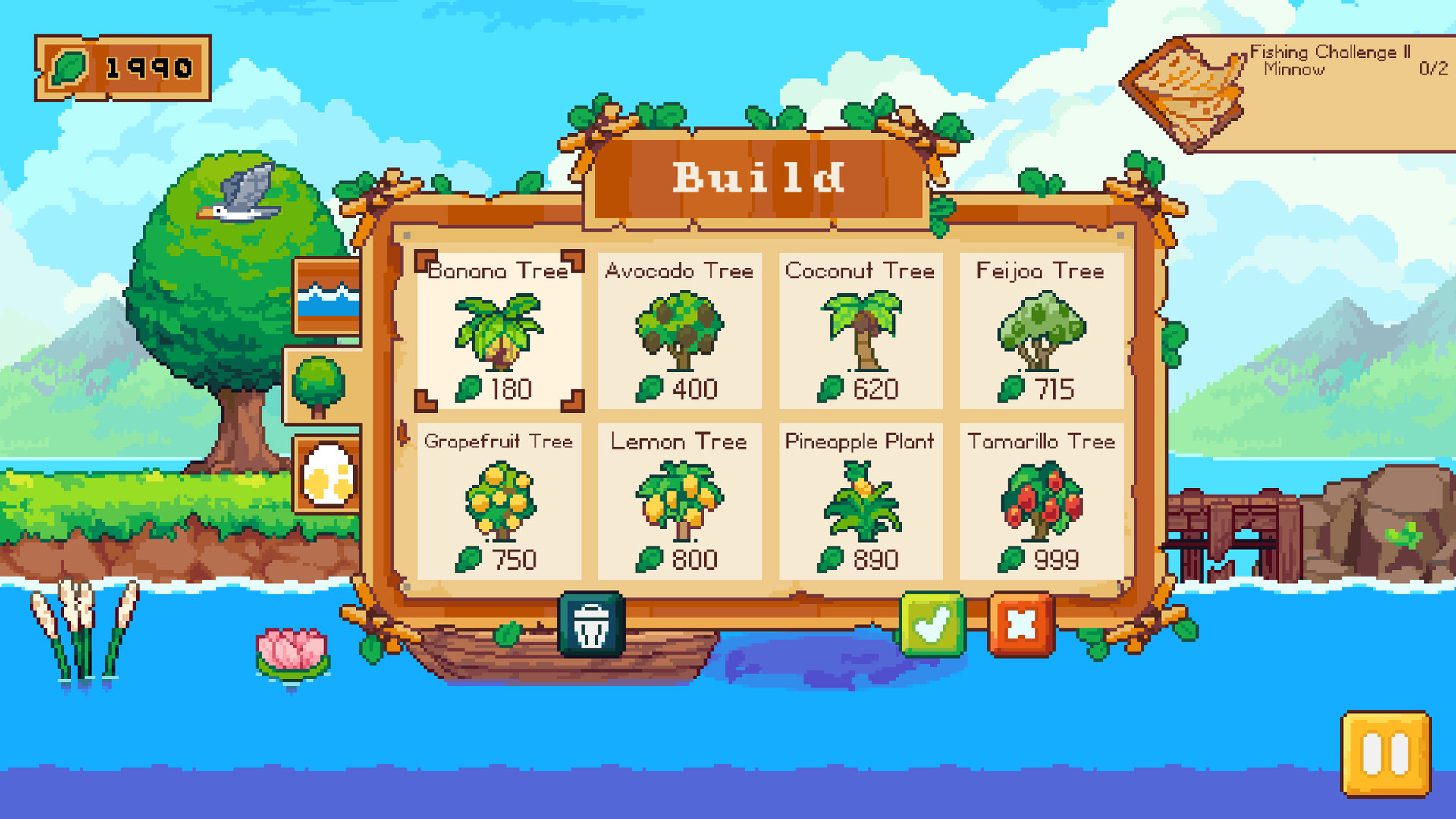 Скриншот: Luna's Fishing Garden