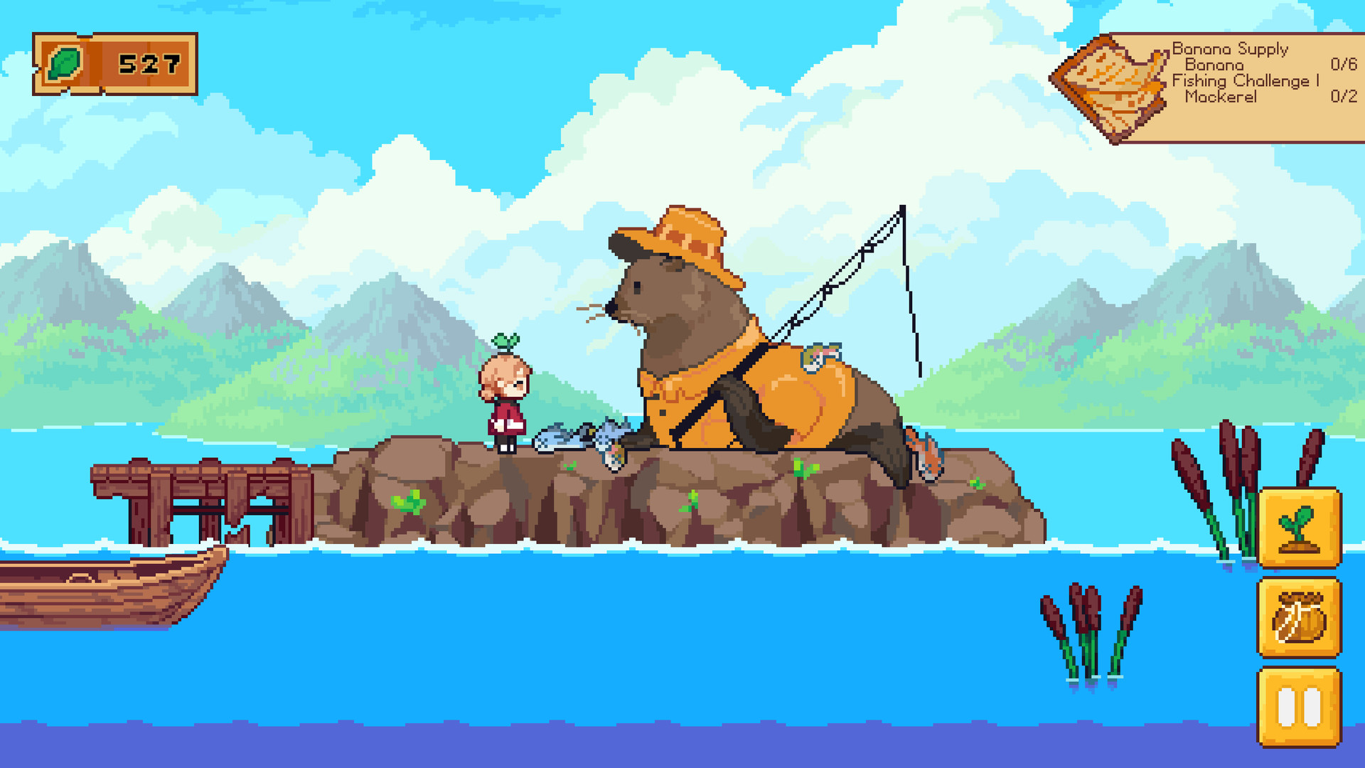 Скриншот: Luna's Fishing Garden