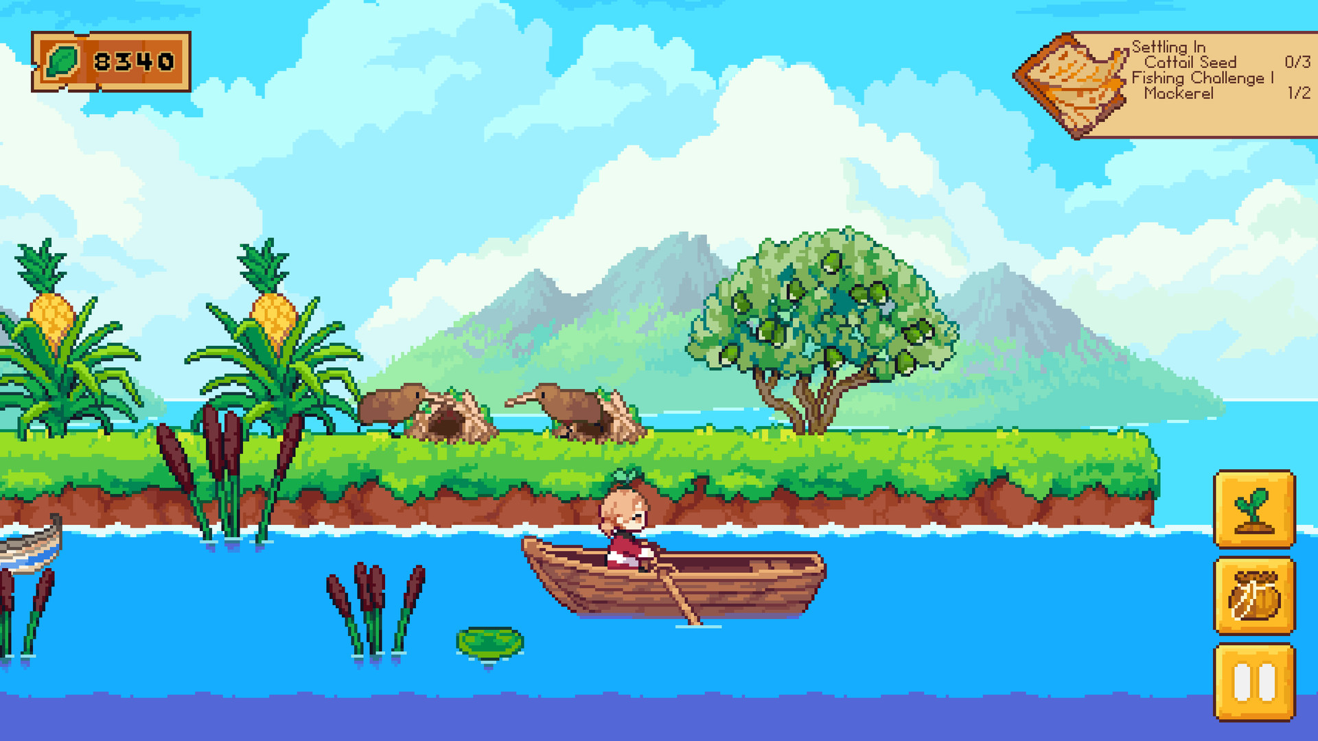 Скриншот: Luna's Fishing Garden