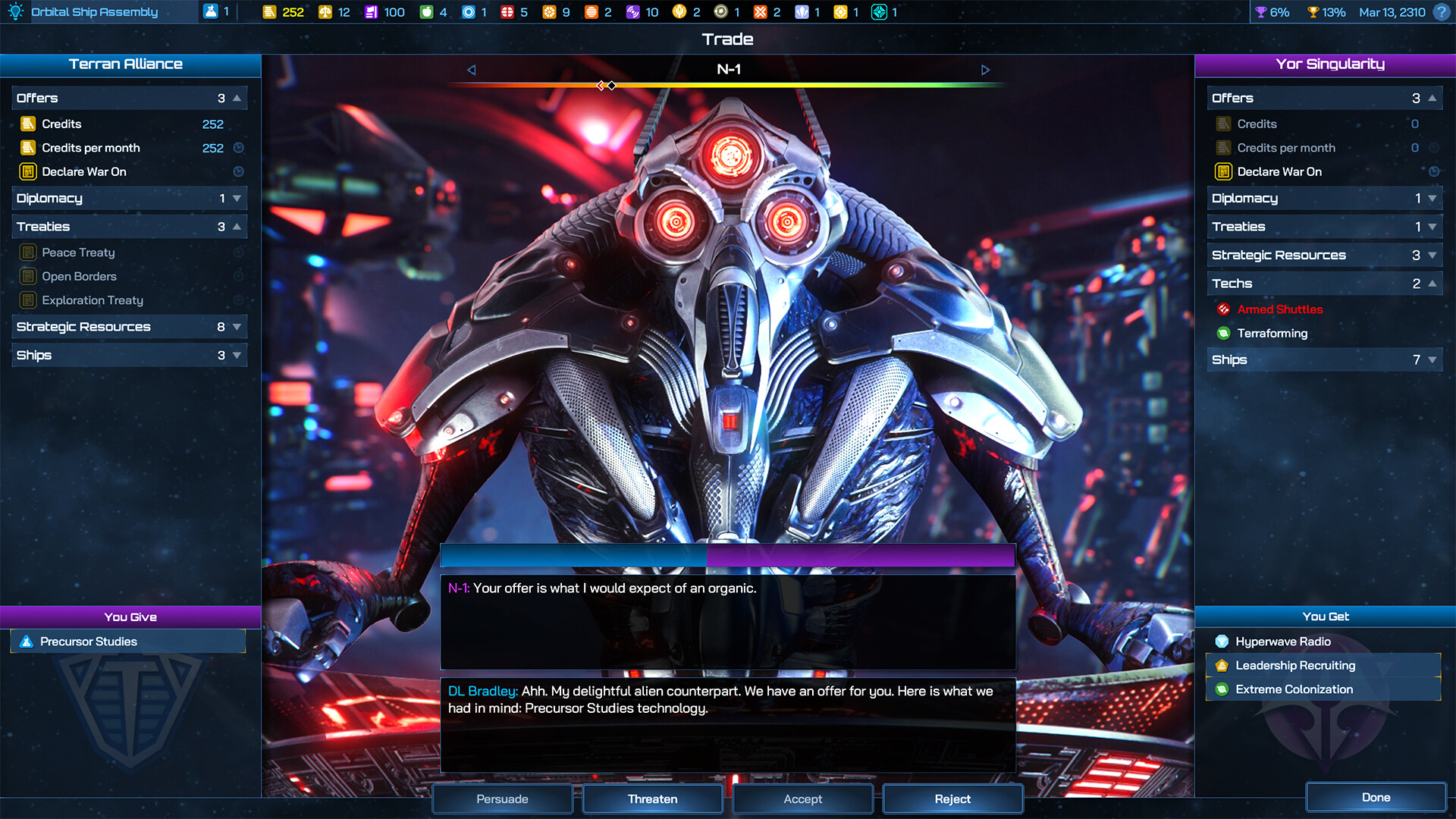 Скриншот: Galactic Civilizations IV