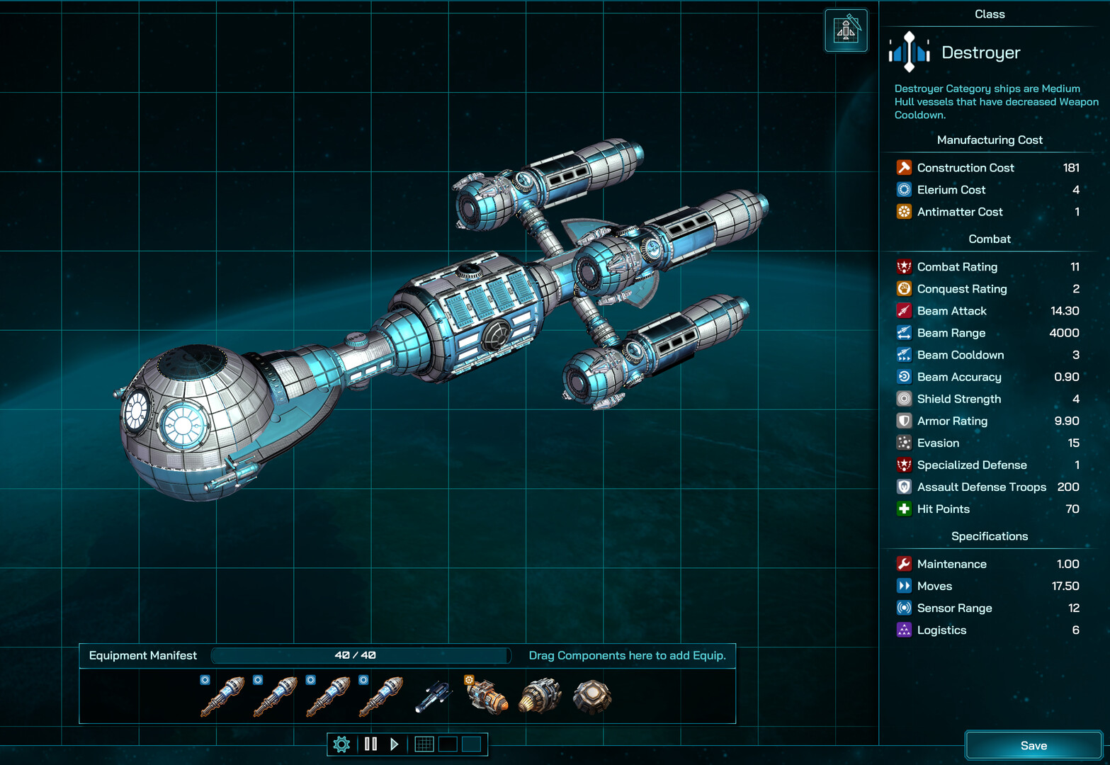 Скриншот: Galactic Civilizations IV