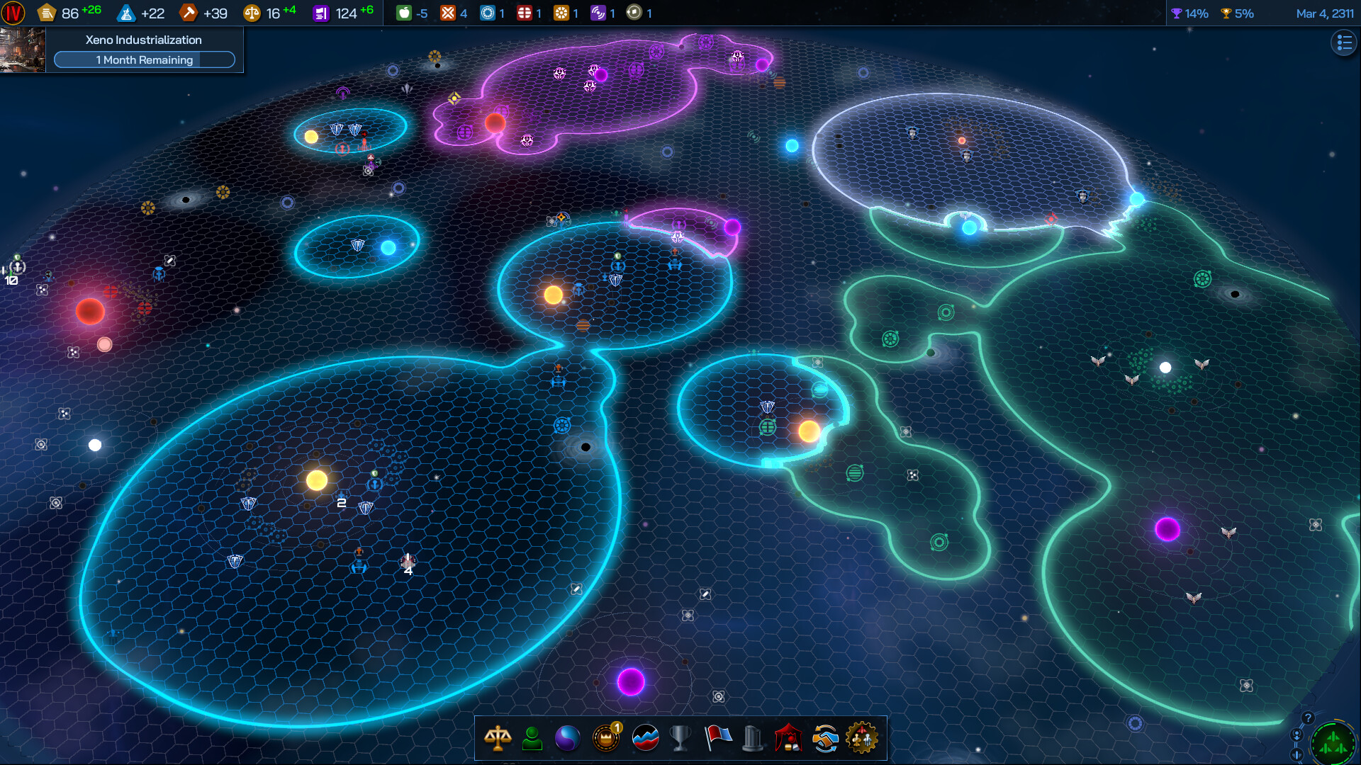 Скриншот: Galactic Civilizations IV