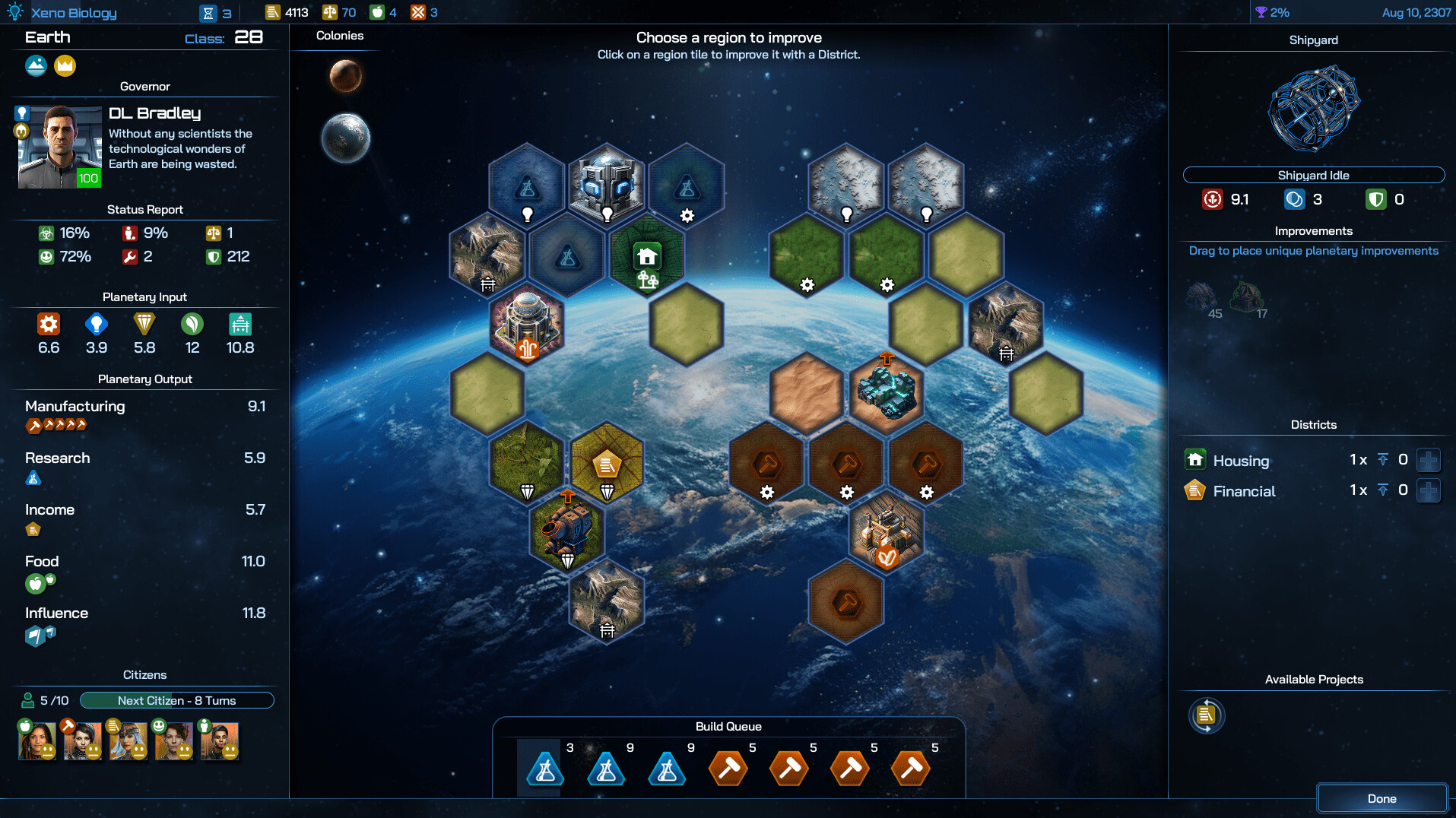 Скриншот: Galactic Civilizations IV