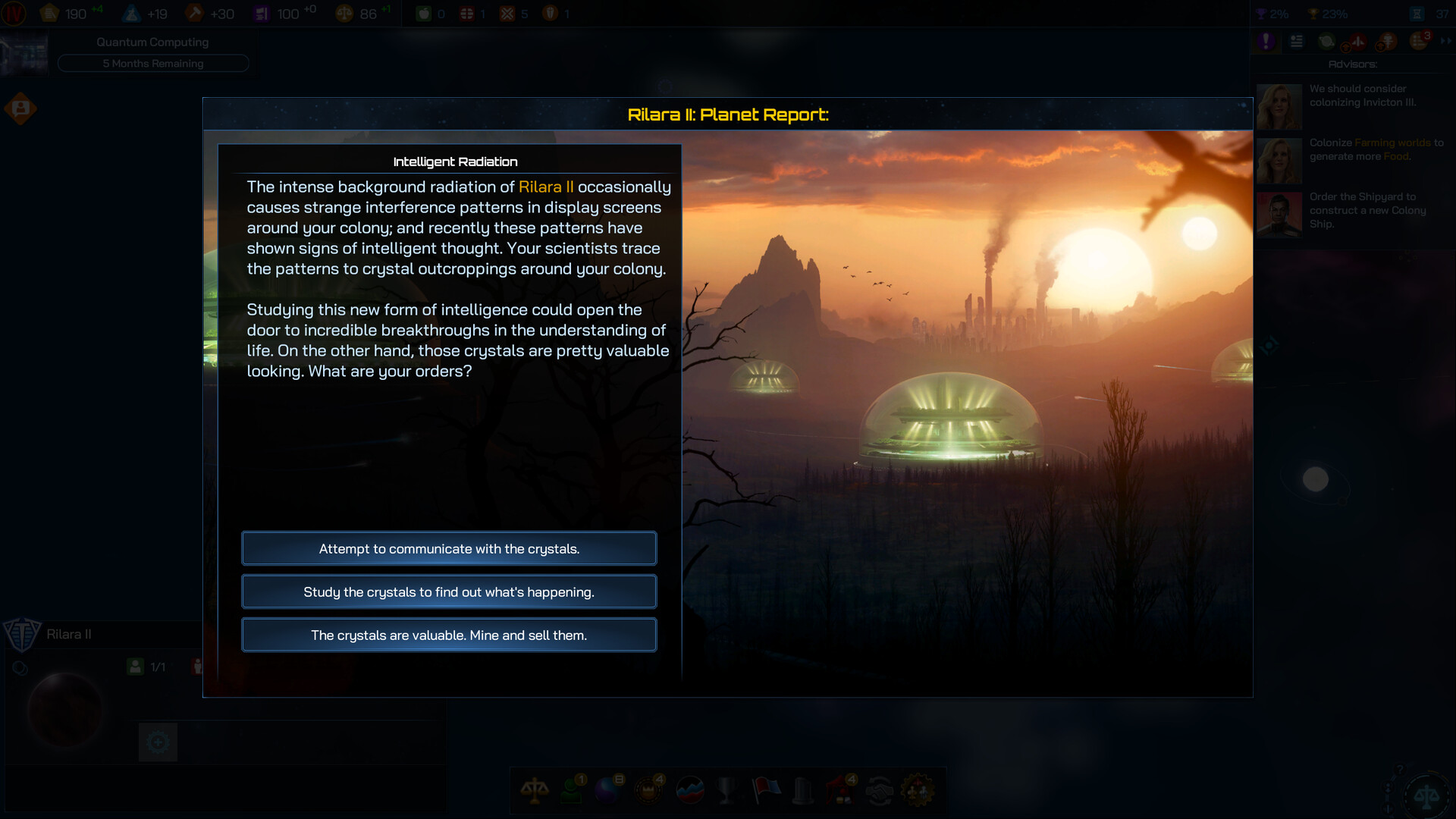 Скриншот: Galactic Civilizations IV