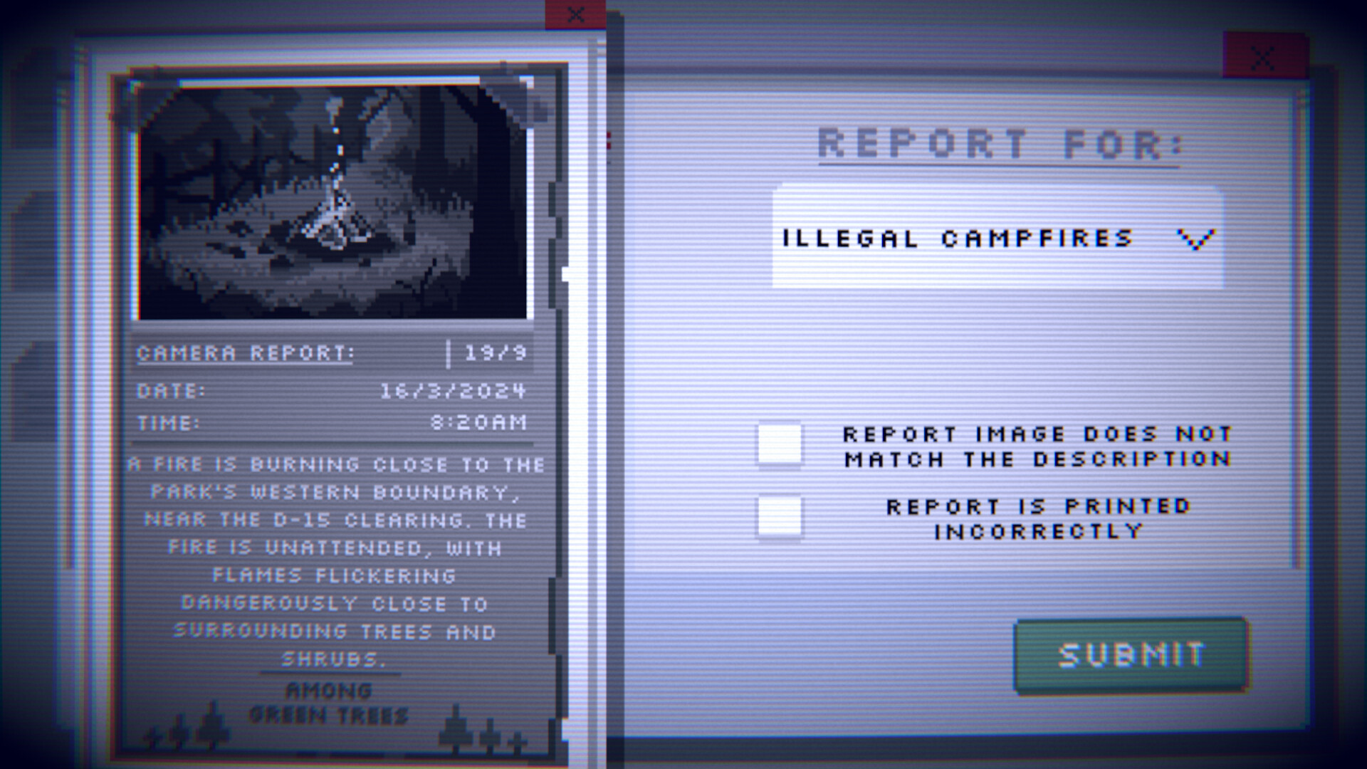 Скриншот: Last Report
