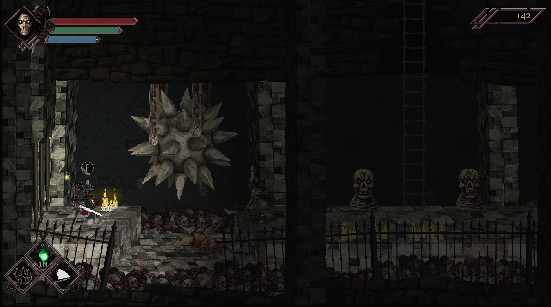Скриншот: Skelethrone: The Chronicles of Ericona