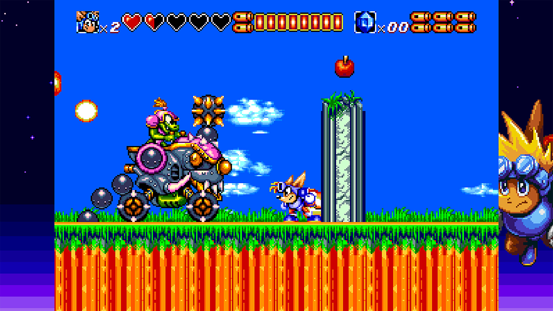 Скриншот: Rocket Knight Adventures: Re-Sparked Collection