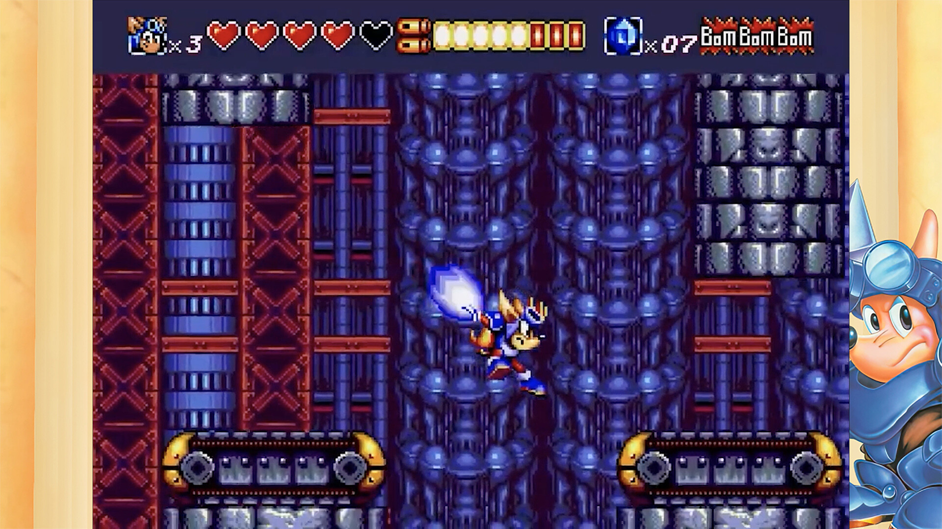 Скриншот: Rocket Knight Adventures: Re-Sparked Collection