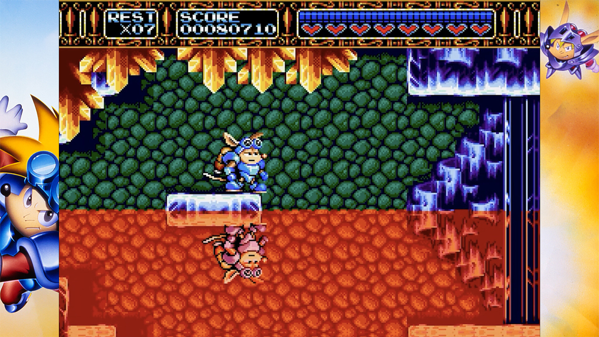 Скриншот: Rocket Knight Adventures: Re-Sparked Collection