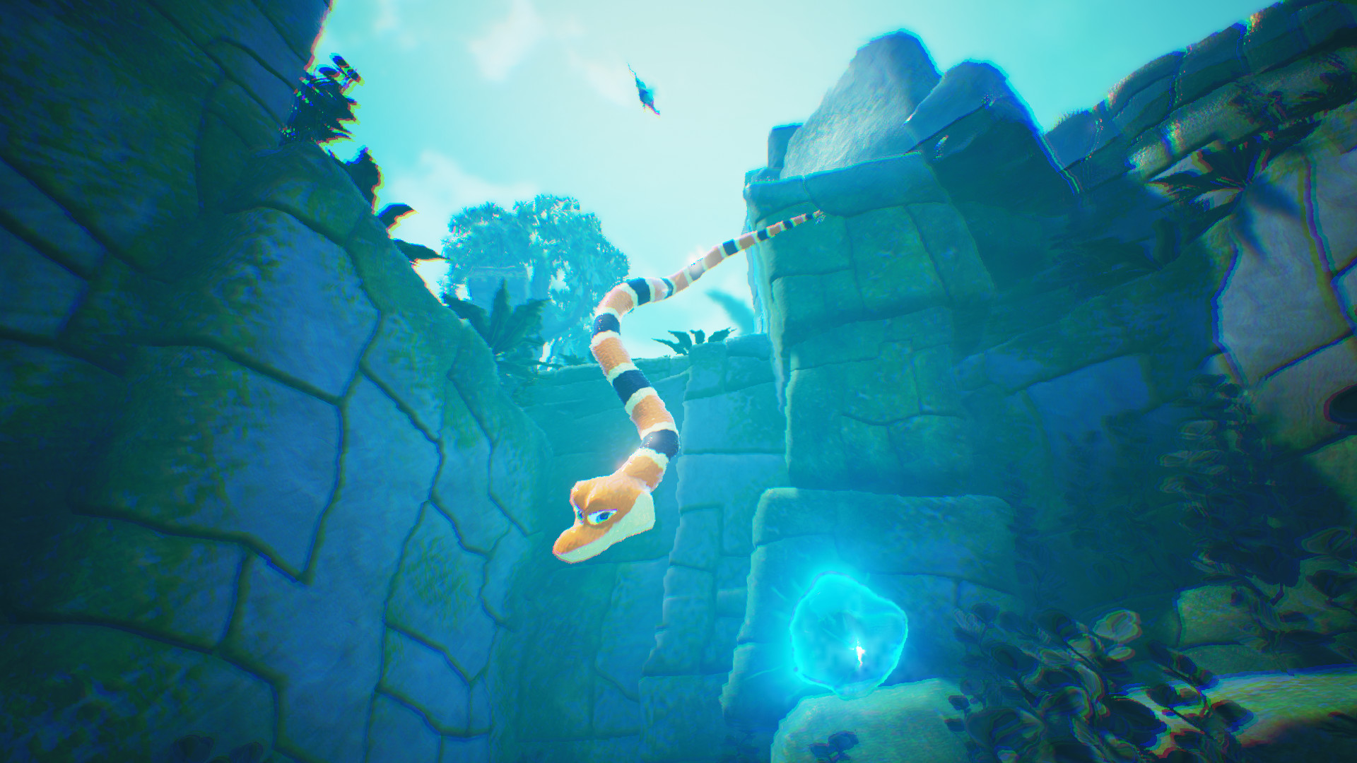 Скриншот: Snake Pass