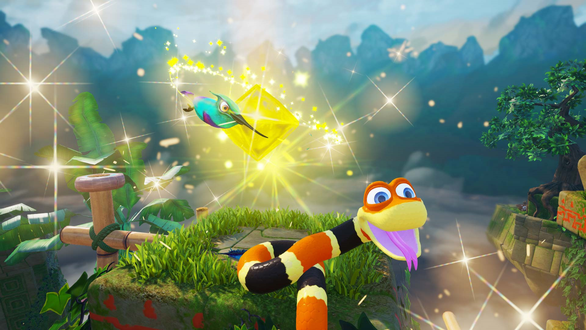 Скриншот: Snake Pass