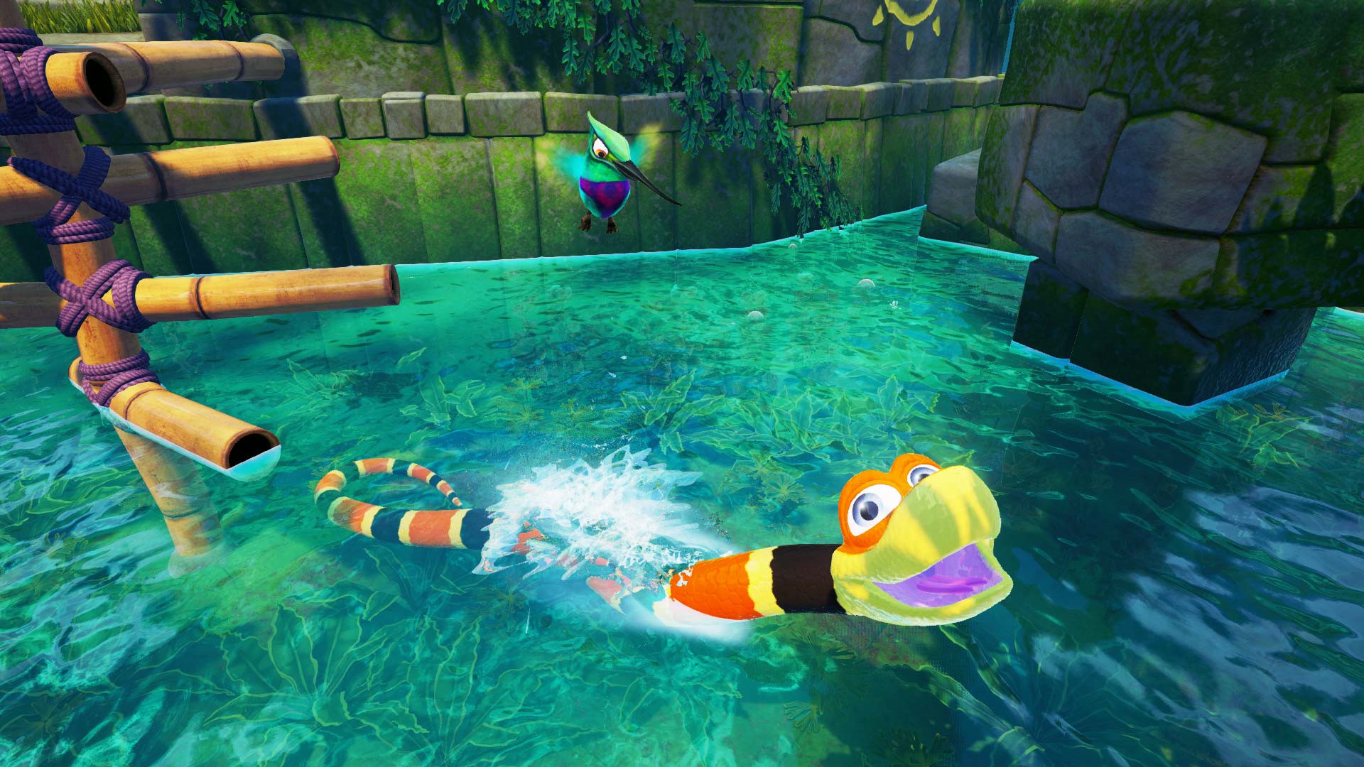 Скриншот: Snake Pass