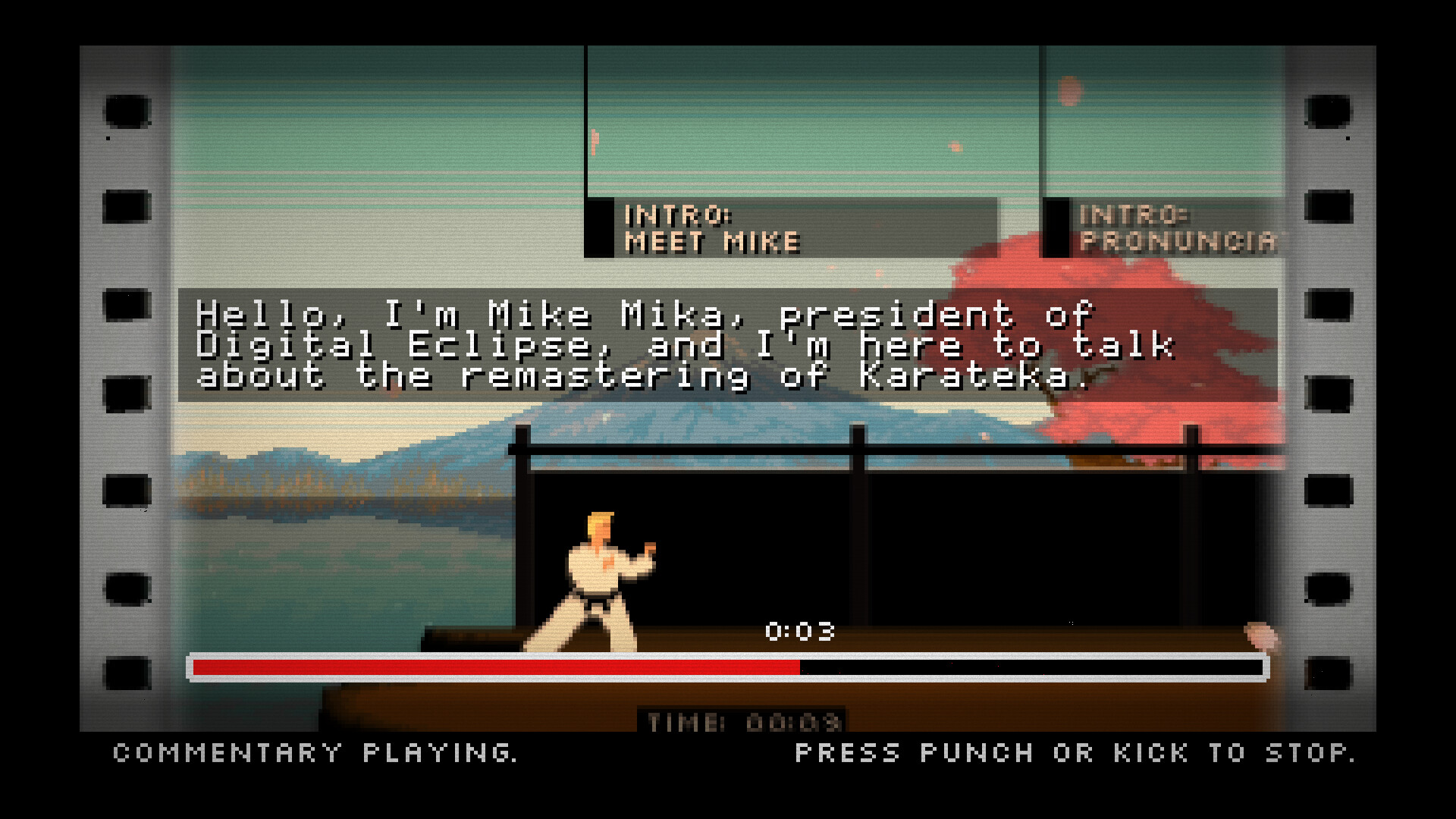 Скриншот: The Making of Karateka