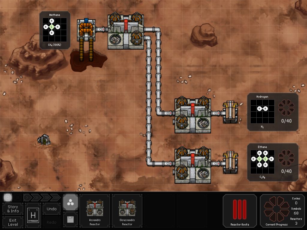 Скриншот: SpaceChem