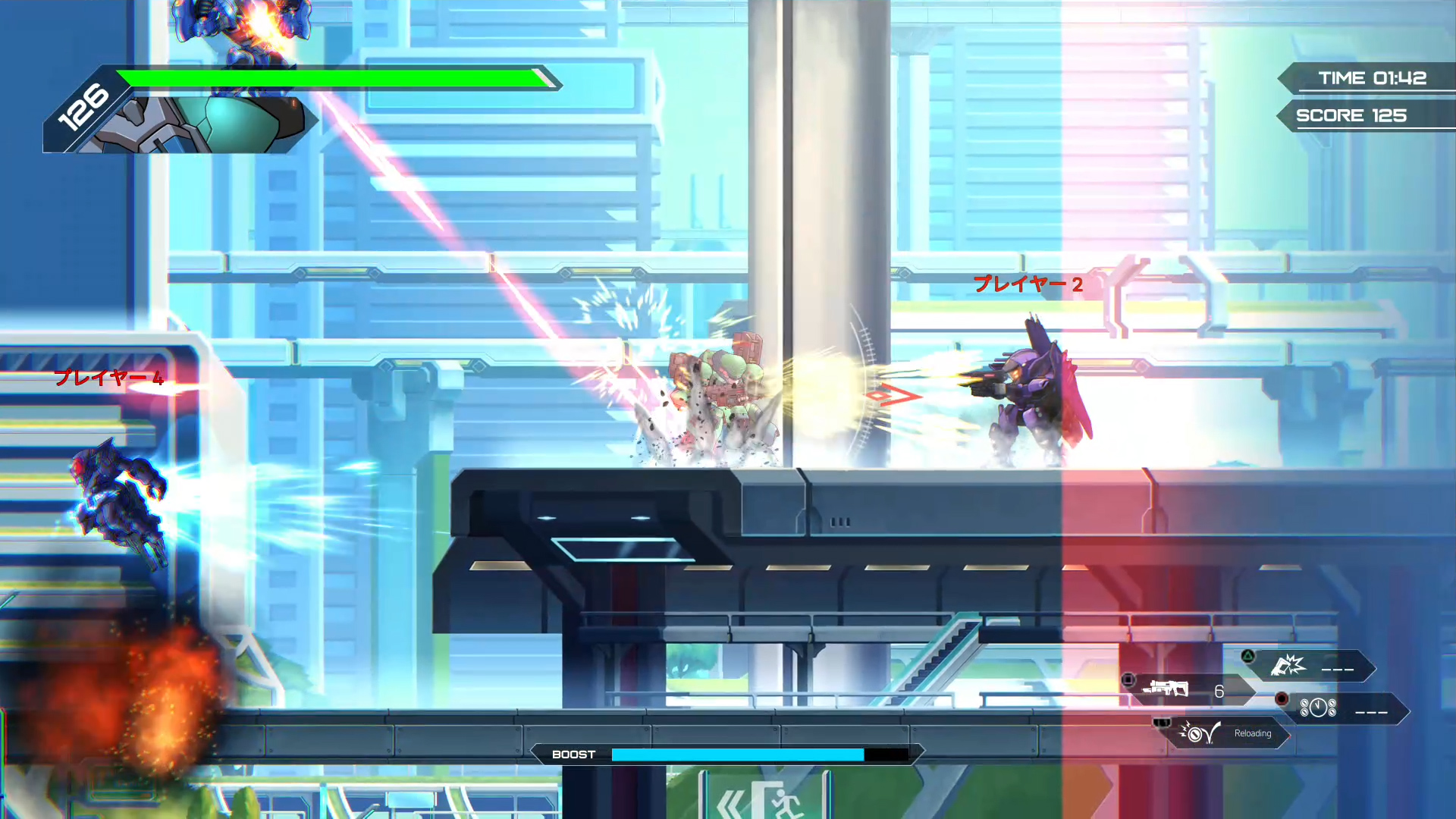Скриншот: HARDCORE MECHA