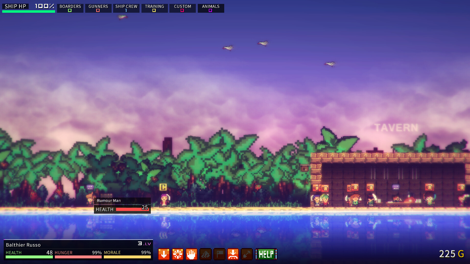 Скриншот: Pixel Piracy