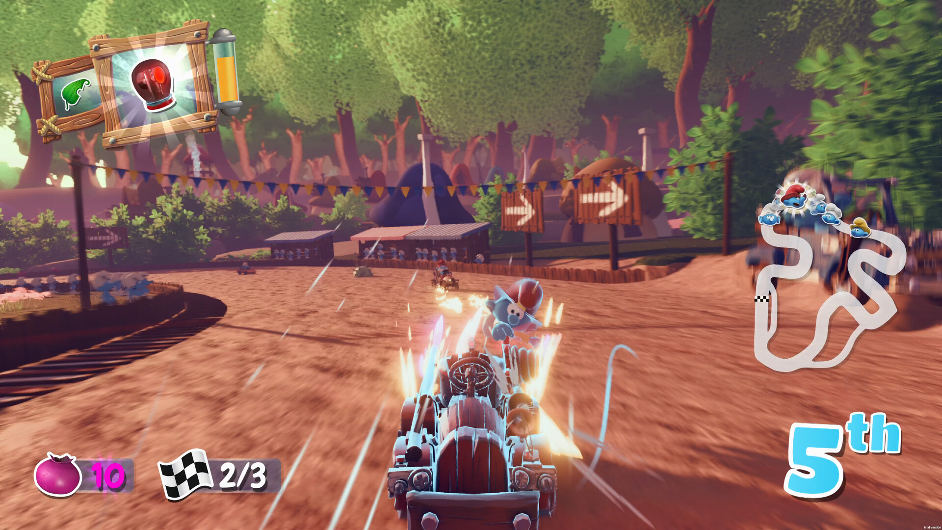 Скриншот: Smurfs Kart