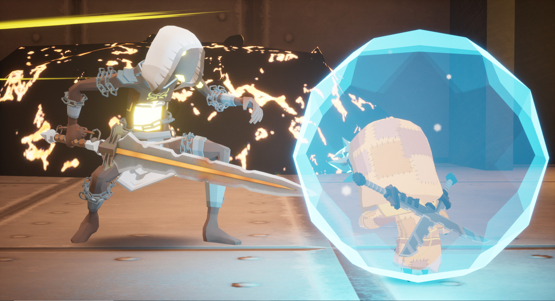 Скриншот: Blue Fire
