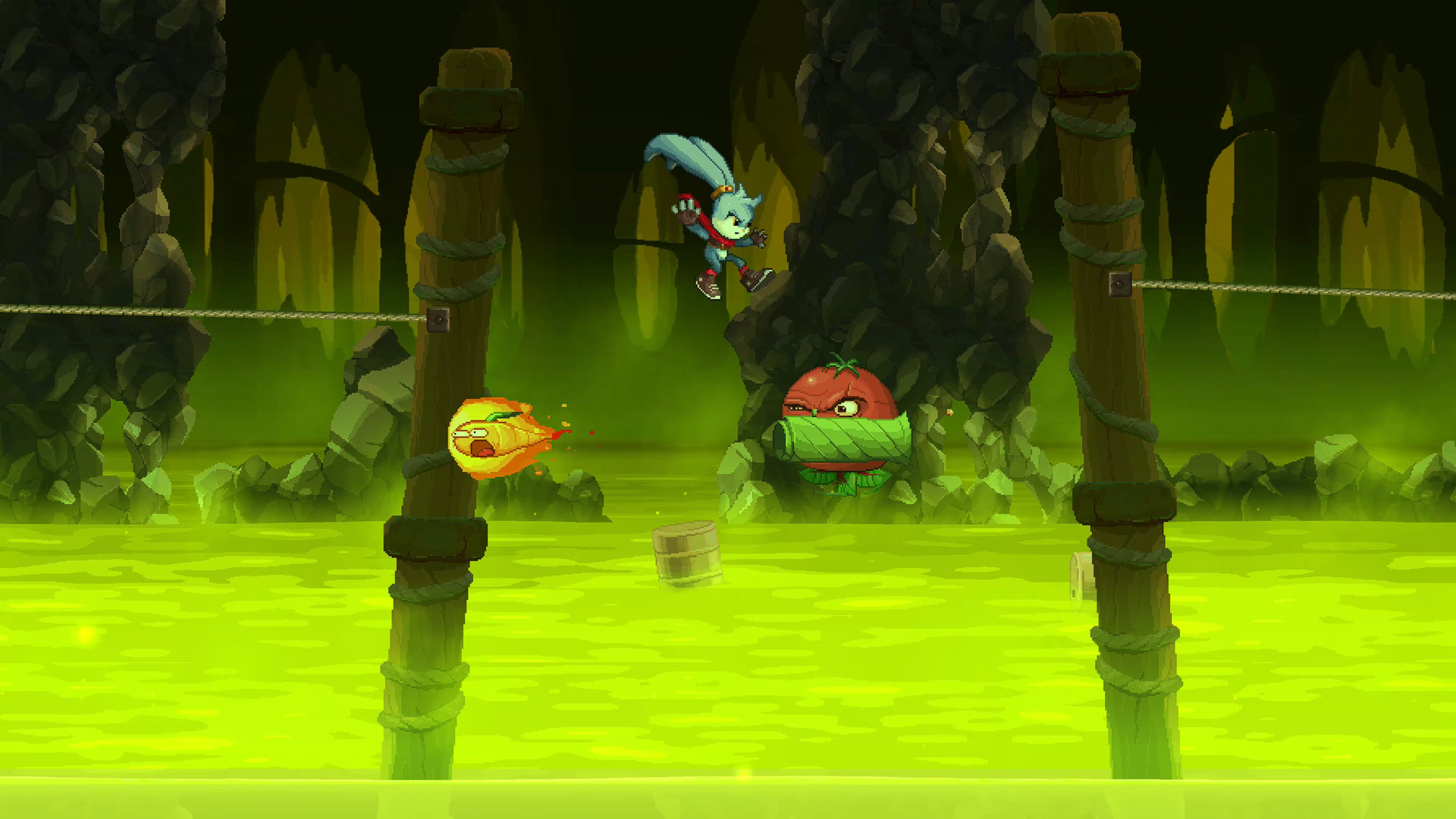 Скриншот: Kaze and the Wild Masks