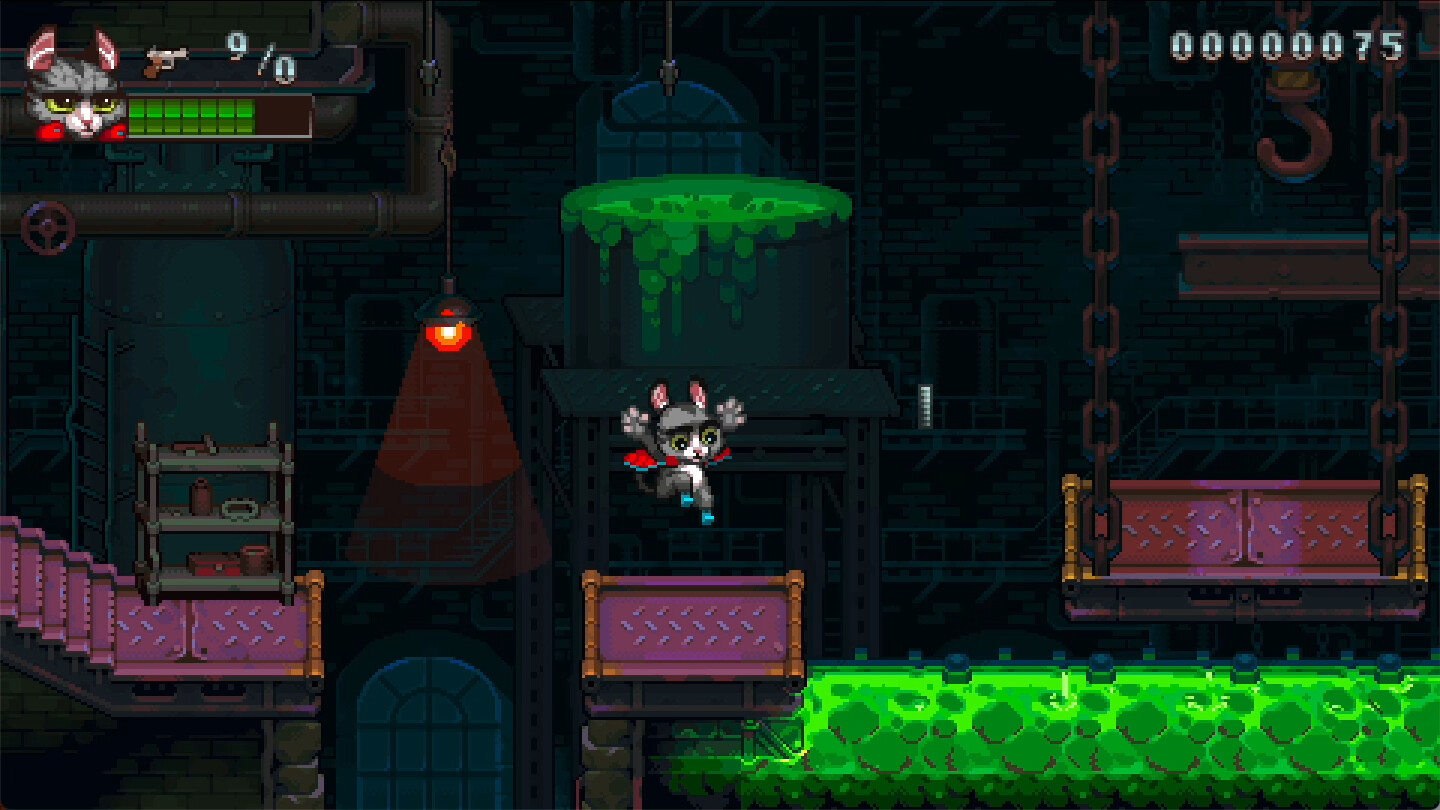 Скриншот: Super Catboy