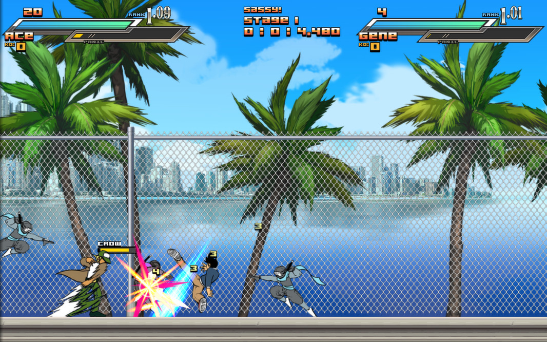 Скриншот: Aces Wild: Manic Brawling Action!