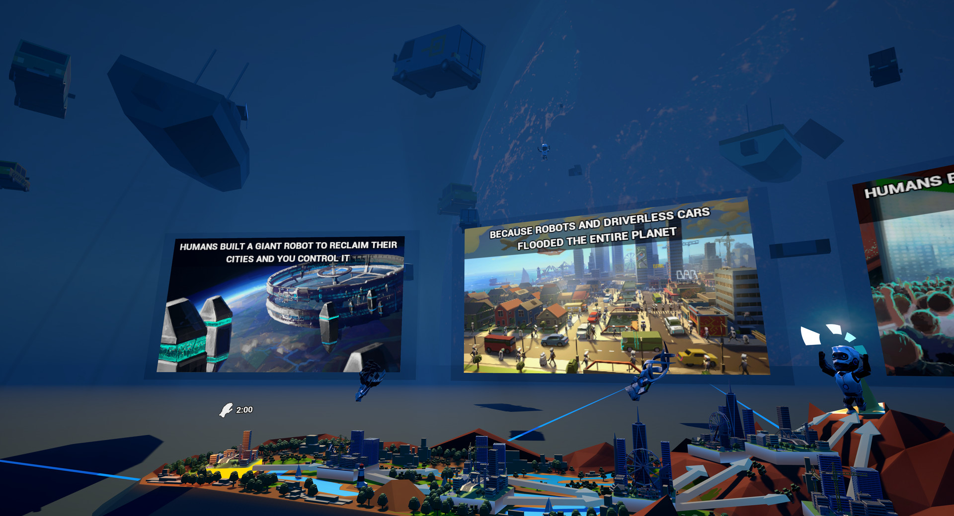 Скриншот: VRobot: VR Giant Robot Destruction Simulator