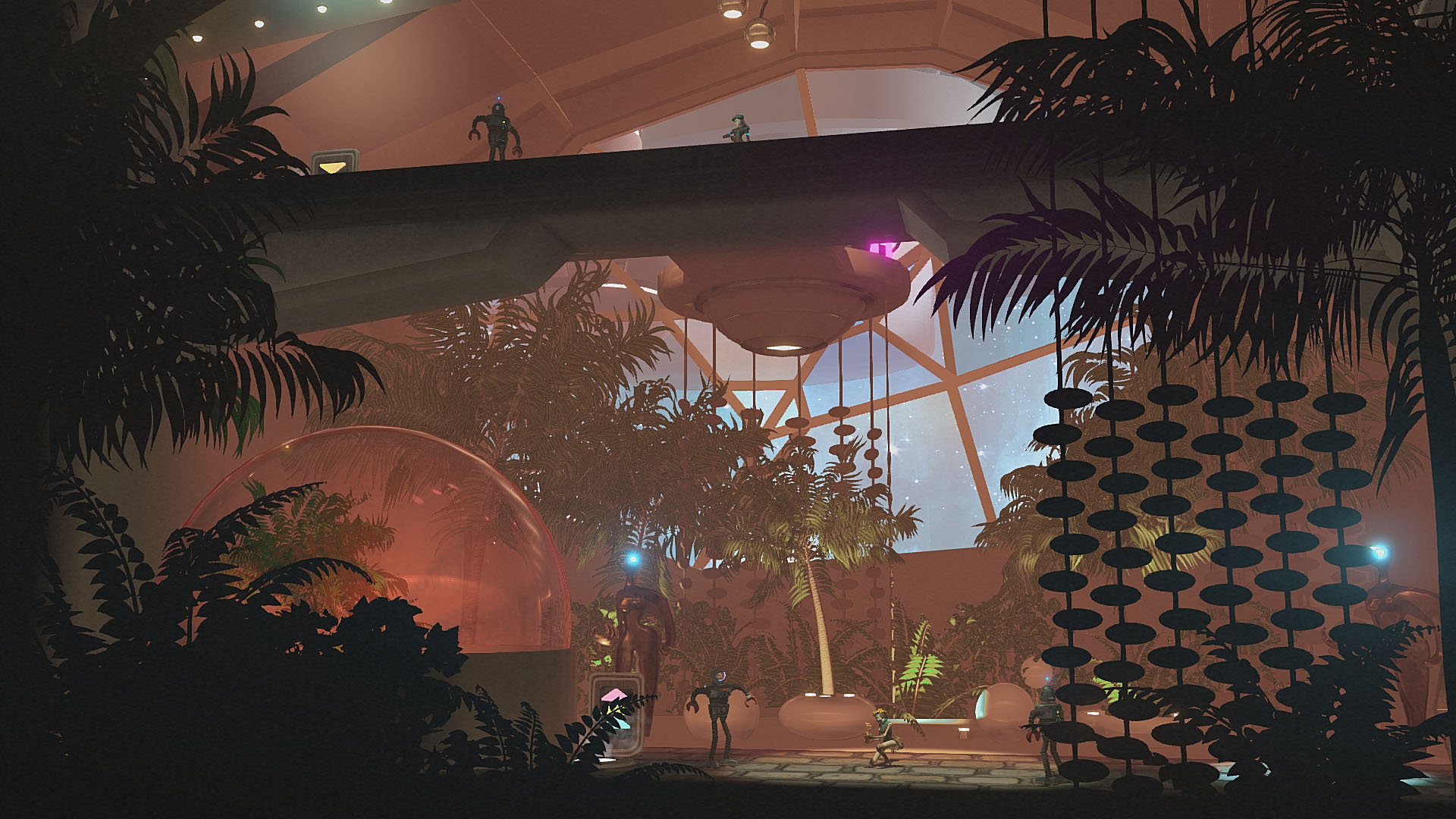 Скриншот: Headlander
