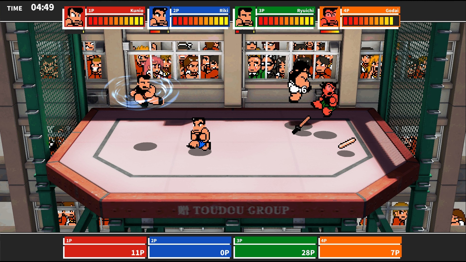 Скриншот: River City Melee Mach!!
