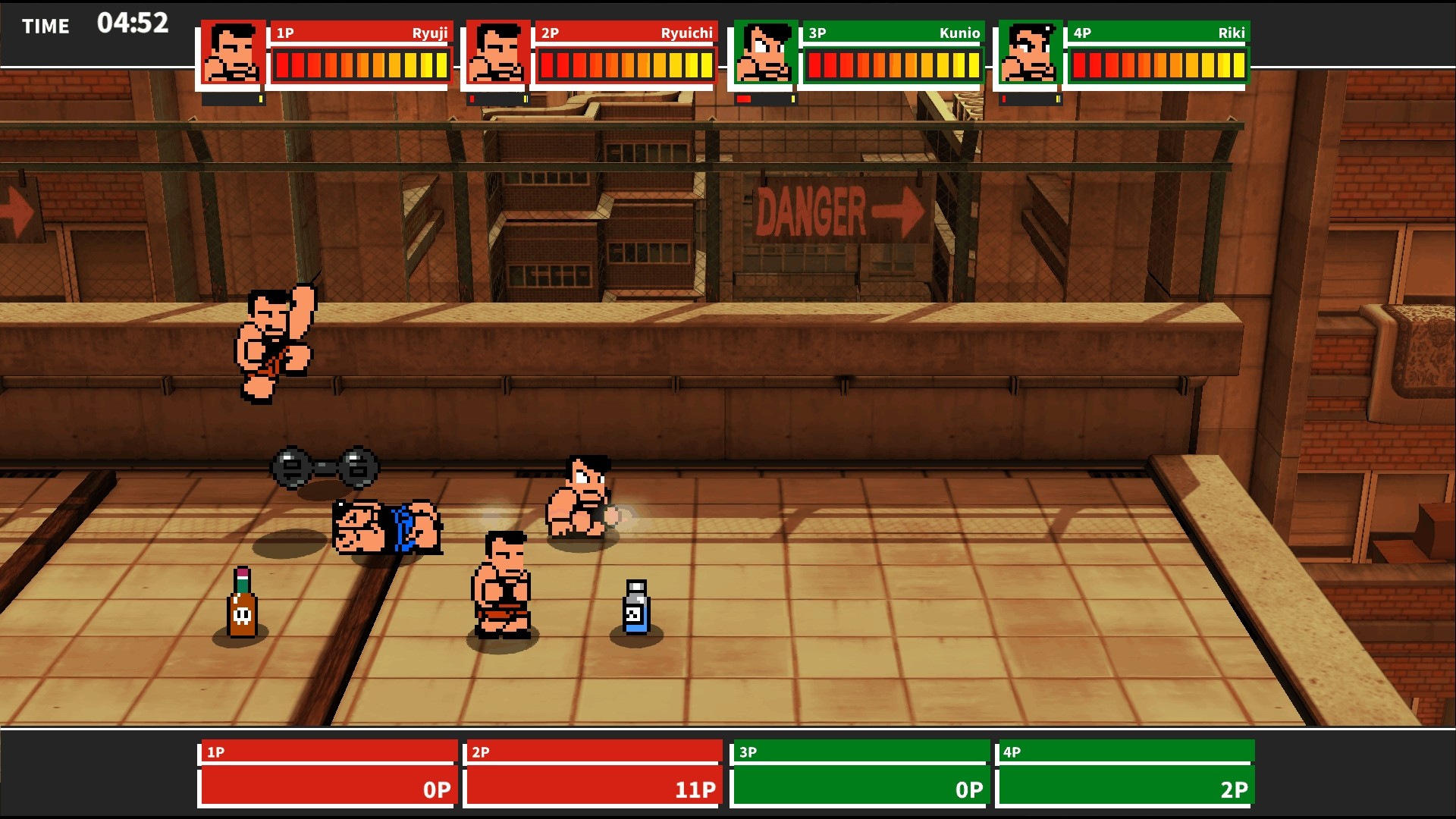 Скриншот: River City Melee Mach!!