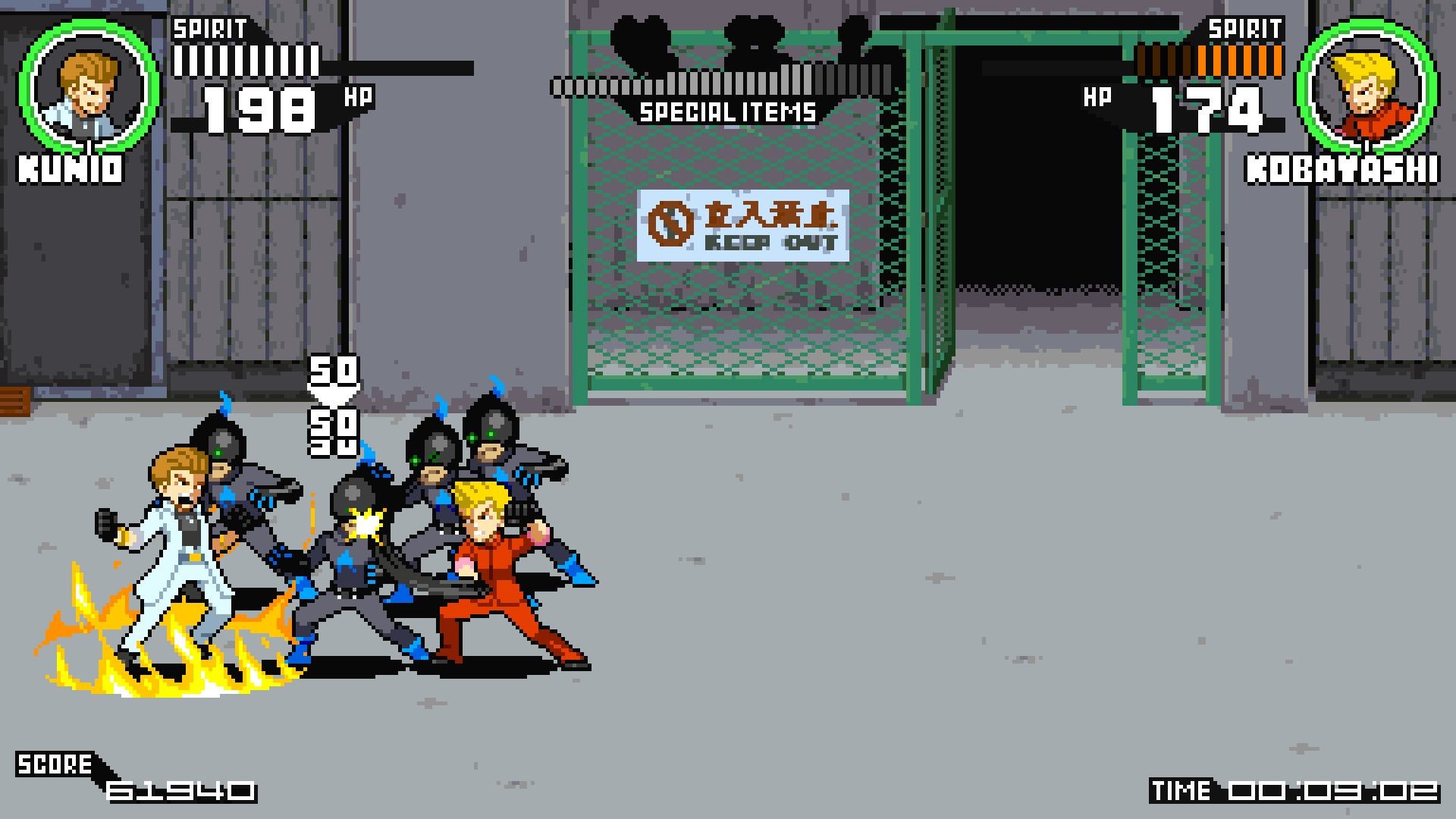Скриншот: STAY COOL, KOBAYASHI-SAN!: A RIVER CITY RANSOM STORY