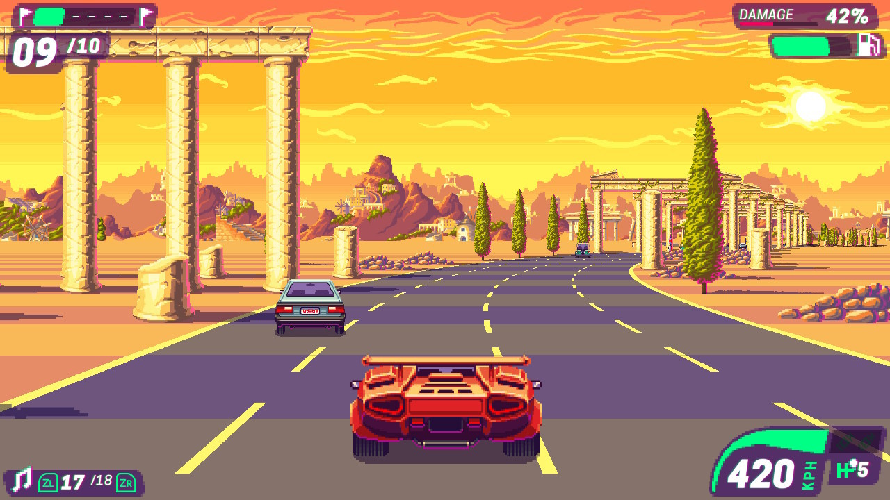 Скриншот: 80's OVERDRIVE