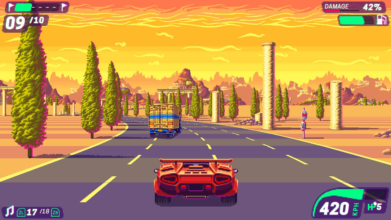 Скриншот: 80's OVERDRIVE