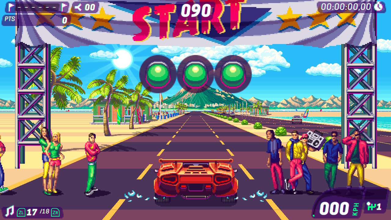 Скриншот: 80's OVERDRIVE