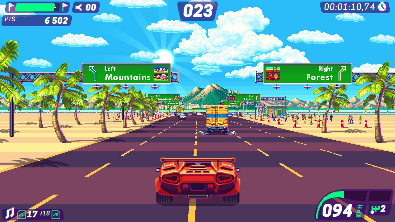 Скриншот: 80's OVERDRIVE