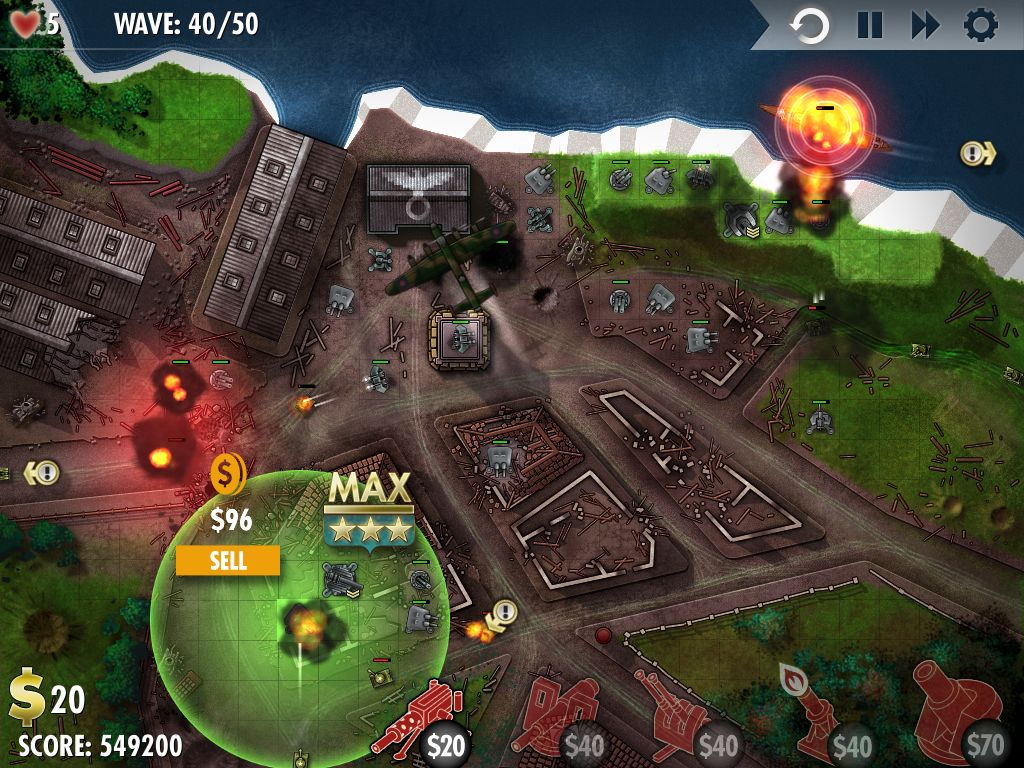 Скриншот: iBomber Defense