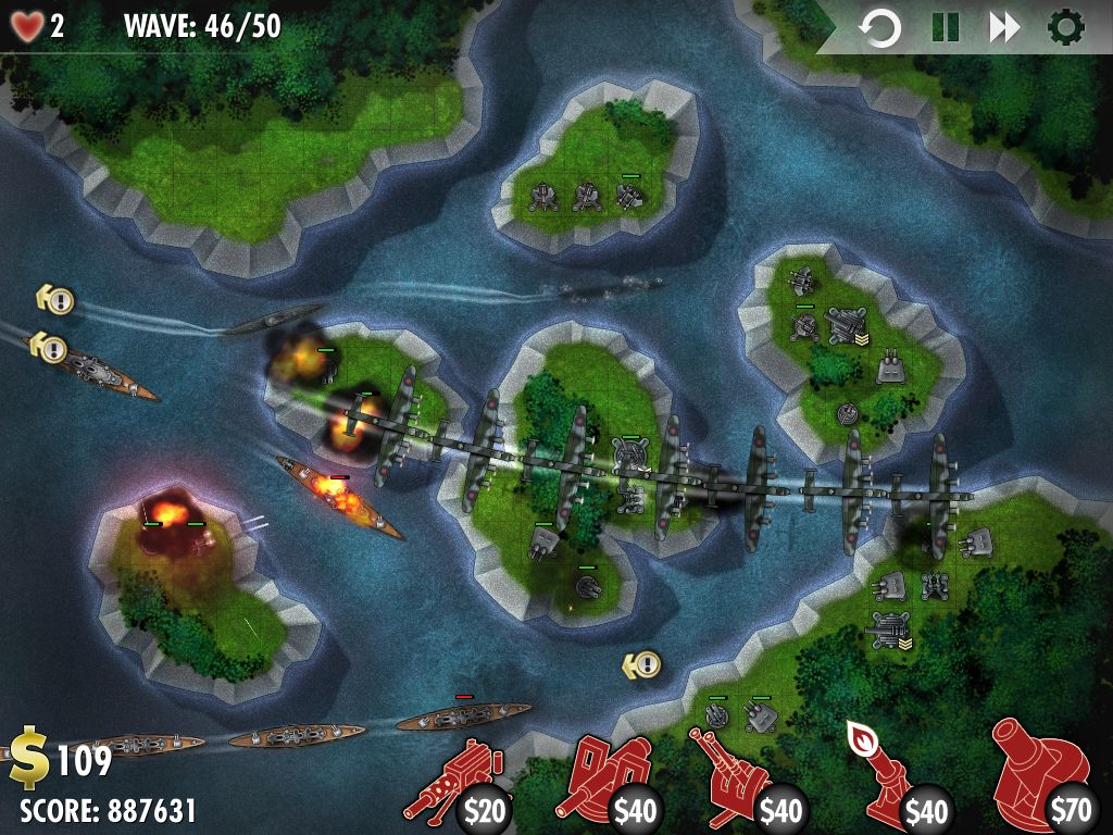 Скриншот: iBomber Defense