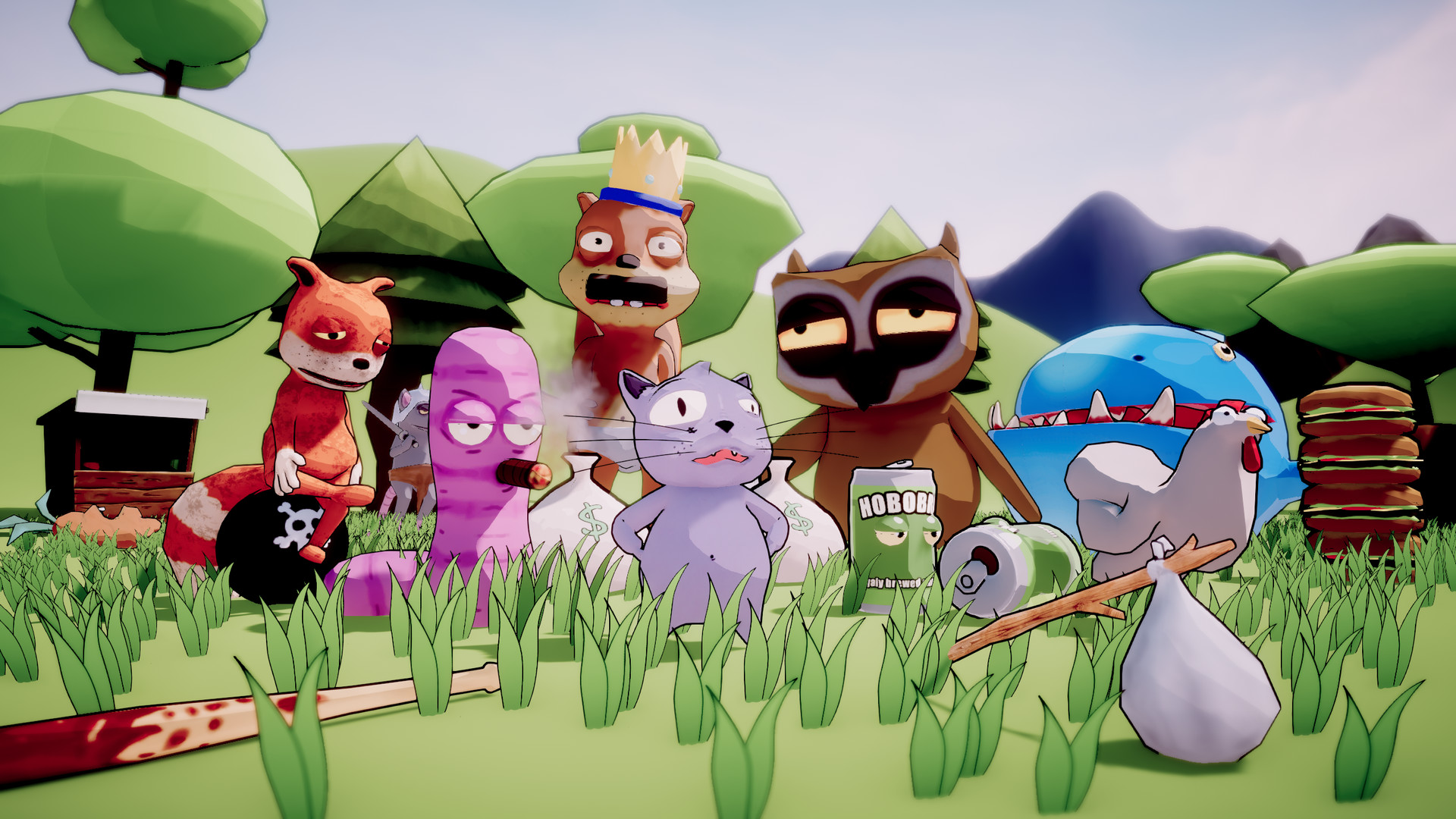 Скриншот: Hobo Cat Adventures