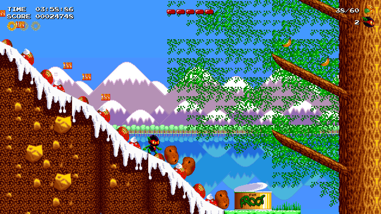 Скриншот: Zool Redimensioned