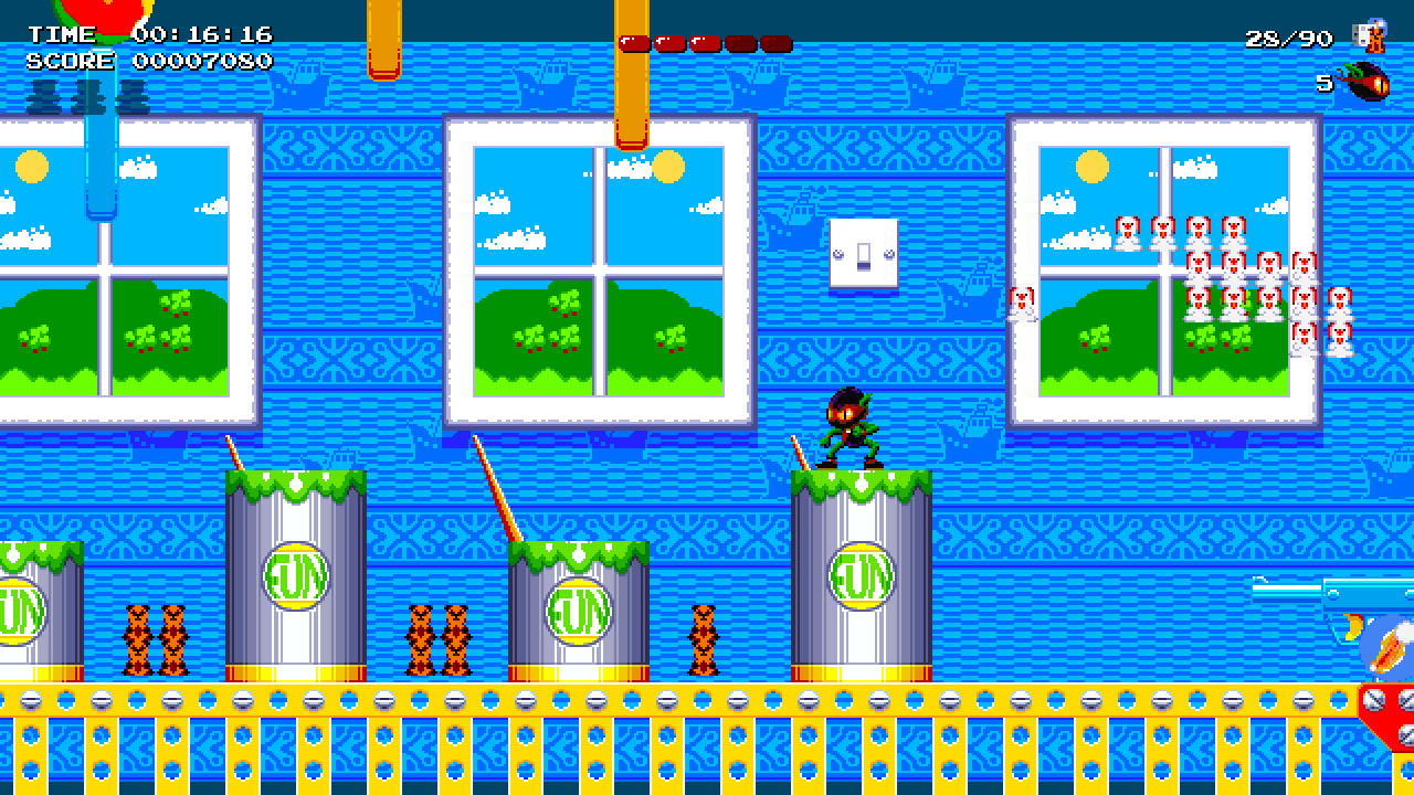 Скриншот: Zool Redimensioned