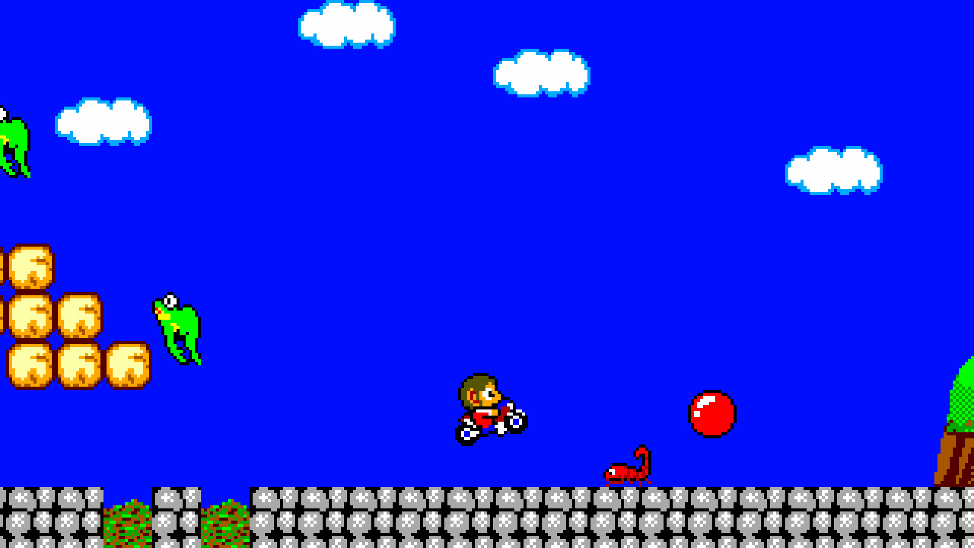 Скриншот: Alex Kidd in Miracle World DX