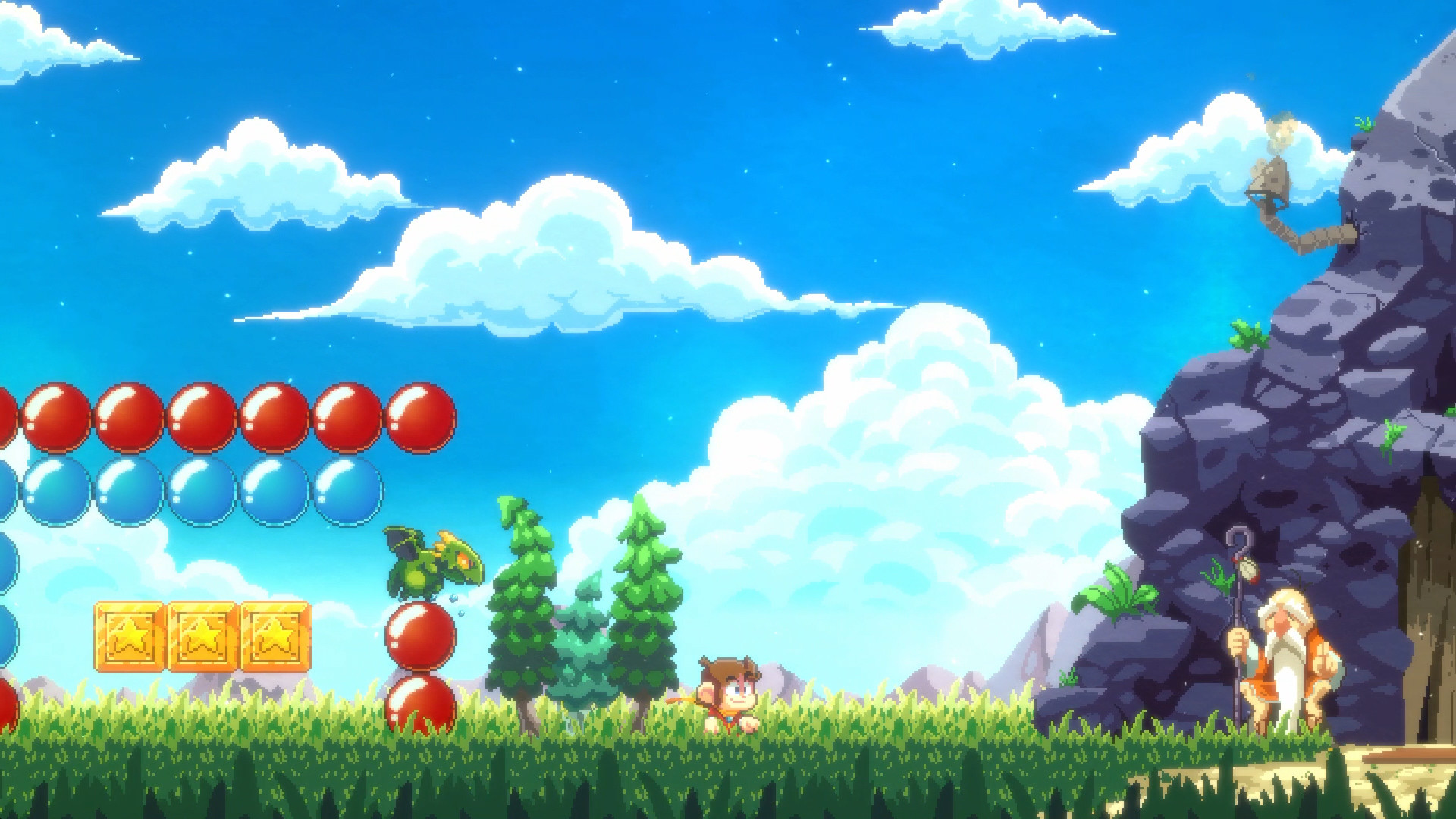 Скриншот: Alex Kidd in Miracle World DX